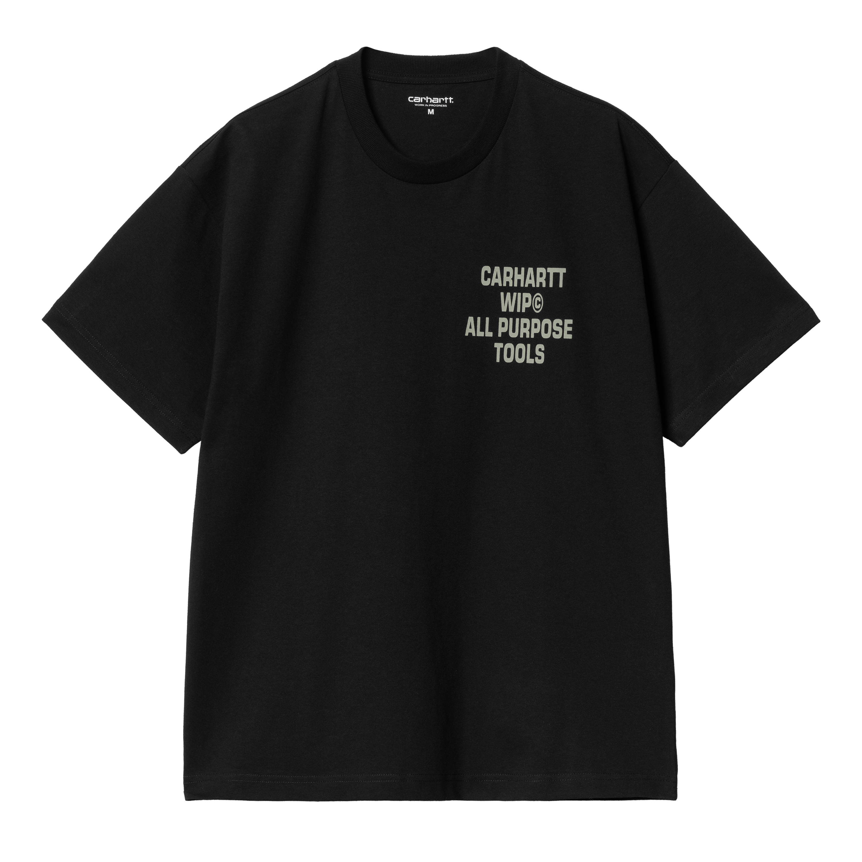 Carhartt WIP Short Sleeve Cross Screw T-Shirt in Nero