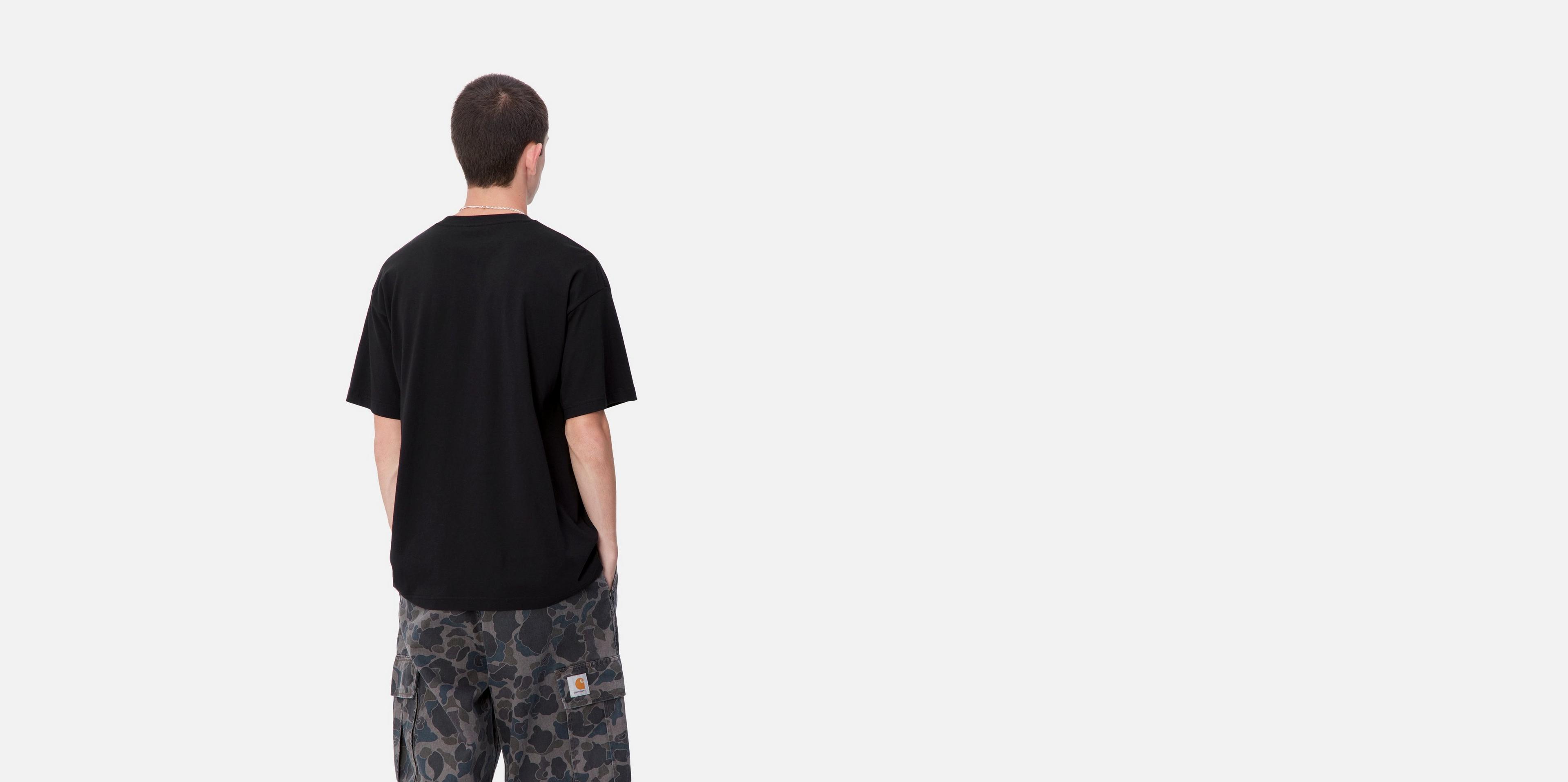 Carhartt WIP S/S Brush WIP T-Shirt, Black | Official Online