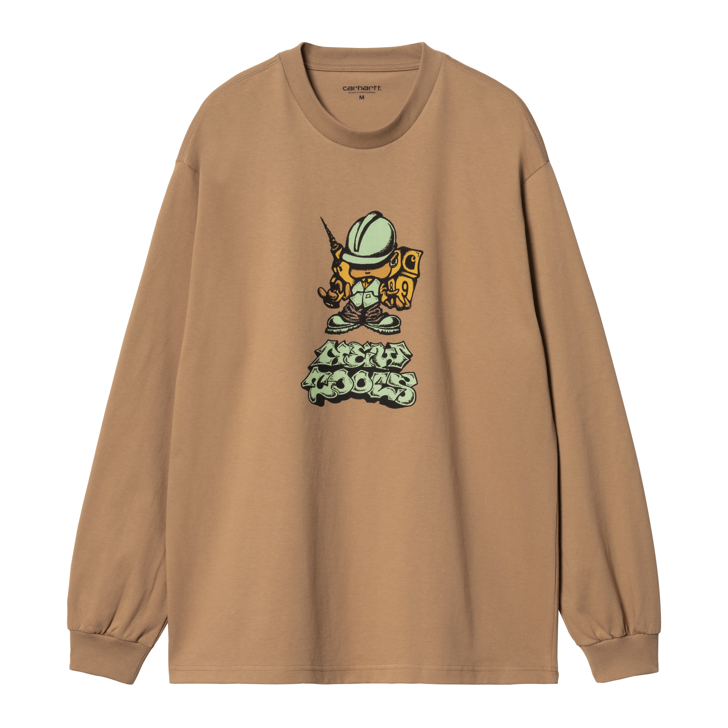 Carhartt WIP Long Sleeve Drill Boy T-Shirt en Marrón