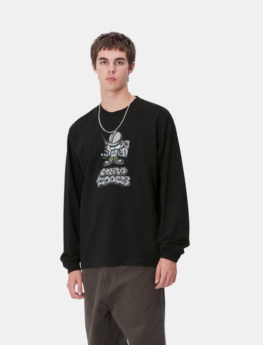 Carhartt WIP Heart Train Pocket Sweat, Black | Official Carhartt WIP Heart Train Pocket Sweat, Black | Official