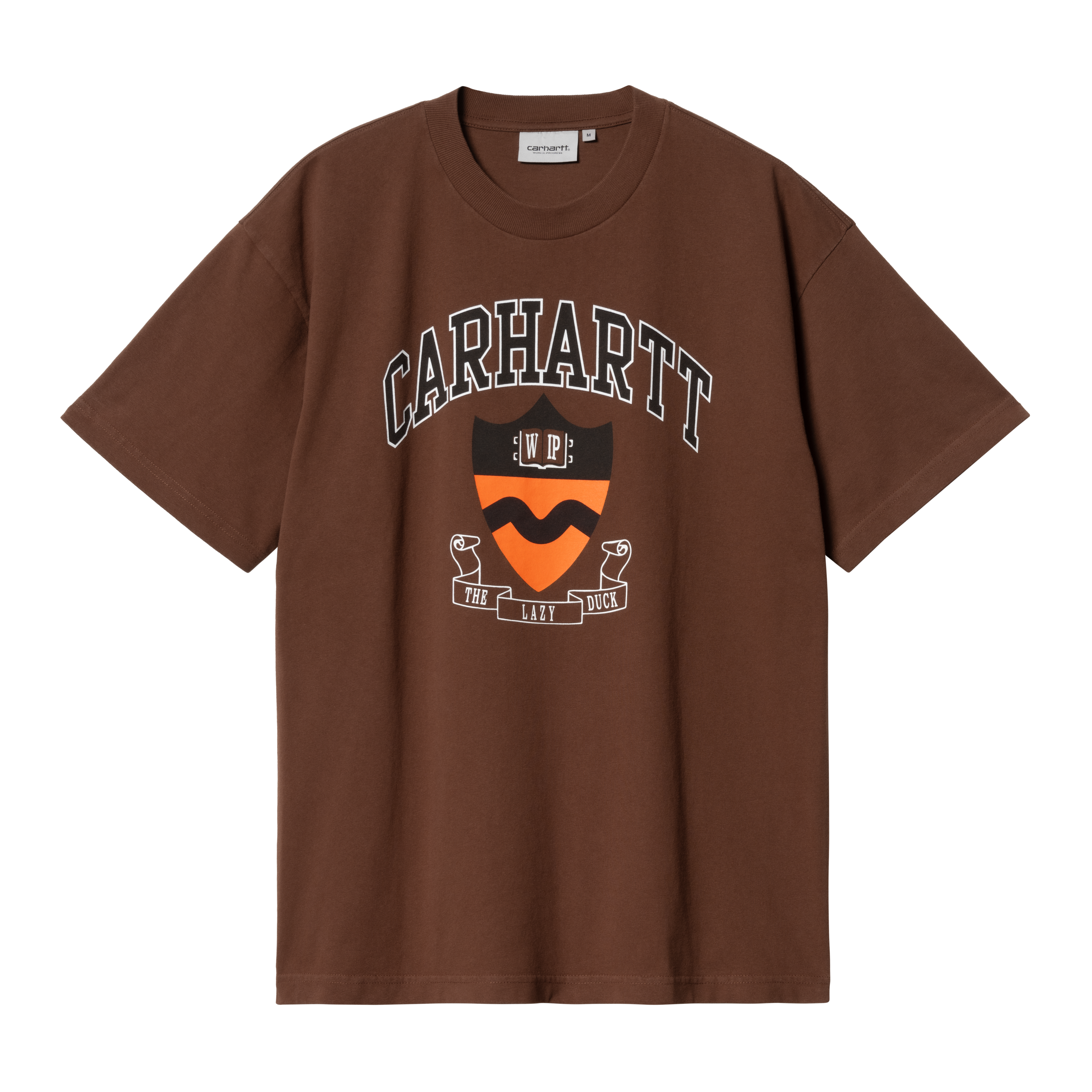 Carhartt WIP Short Sleeve Lazy Duck Academy T-Shirt Marron