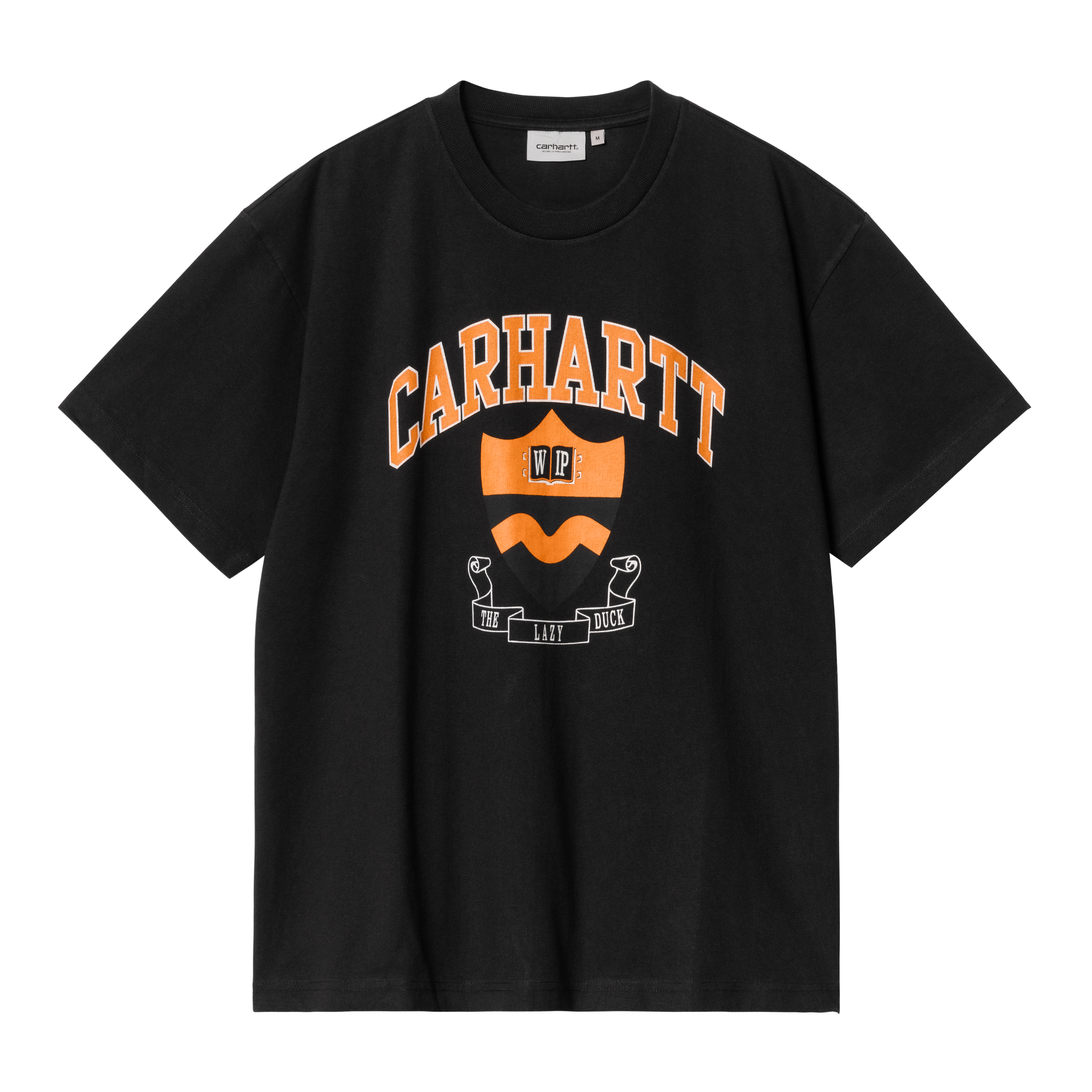 Carhartt WIP Short Sleeve Lazy Duck Academy T-Shirt in Schwarz