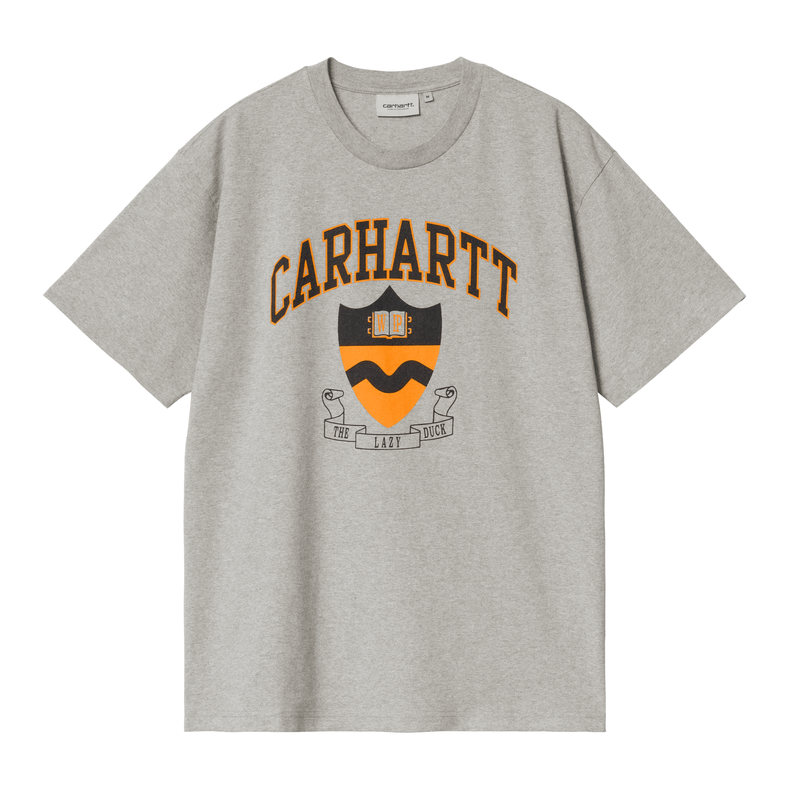 Carhartt WIP Short Sleeve Lazy Duck Academy T-Shirt em Cinzento