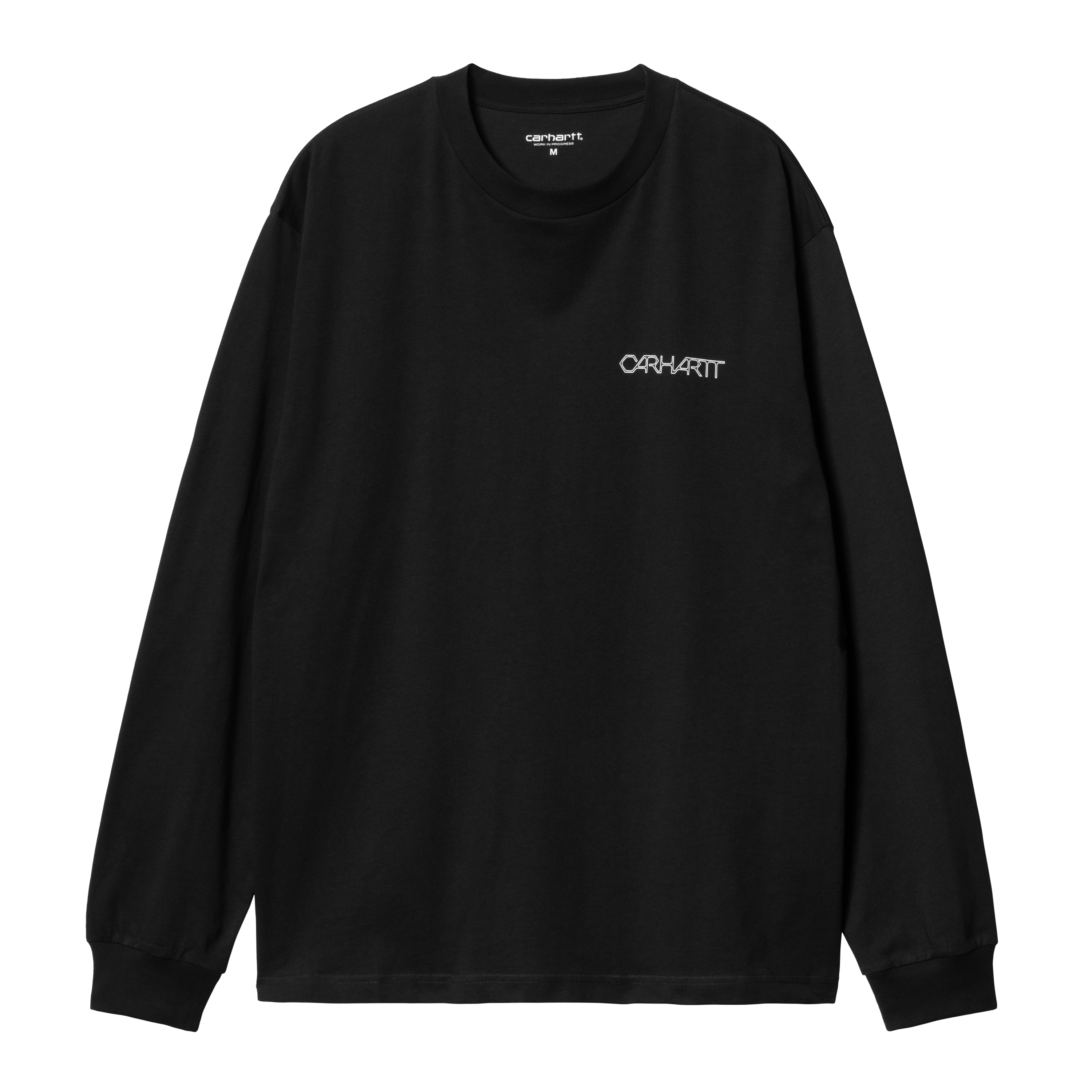 Carhartt WIP Long Sleeve Detroit Standard T-Shirt in Schwarz