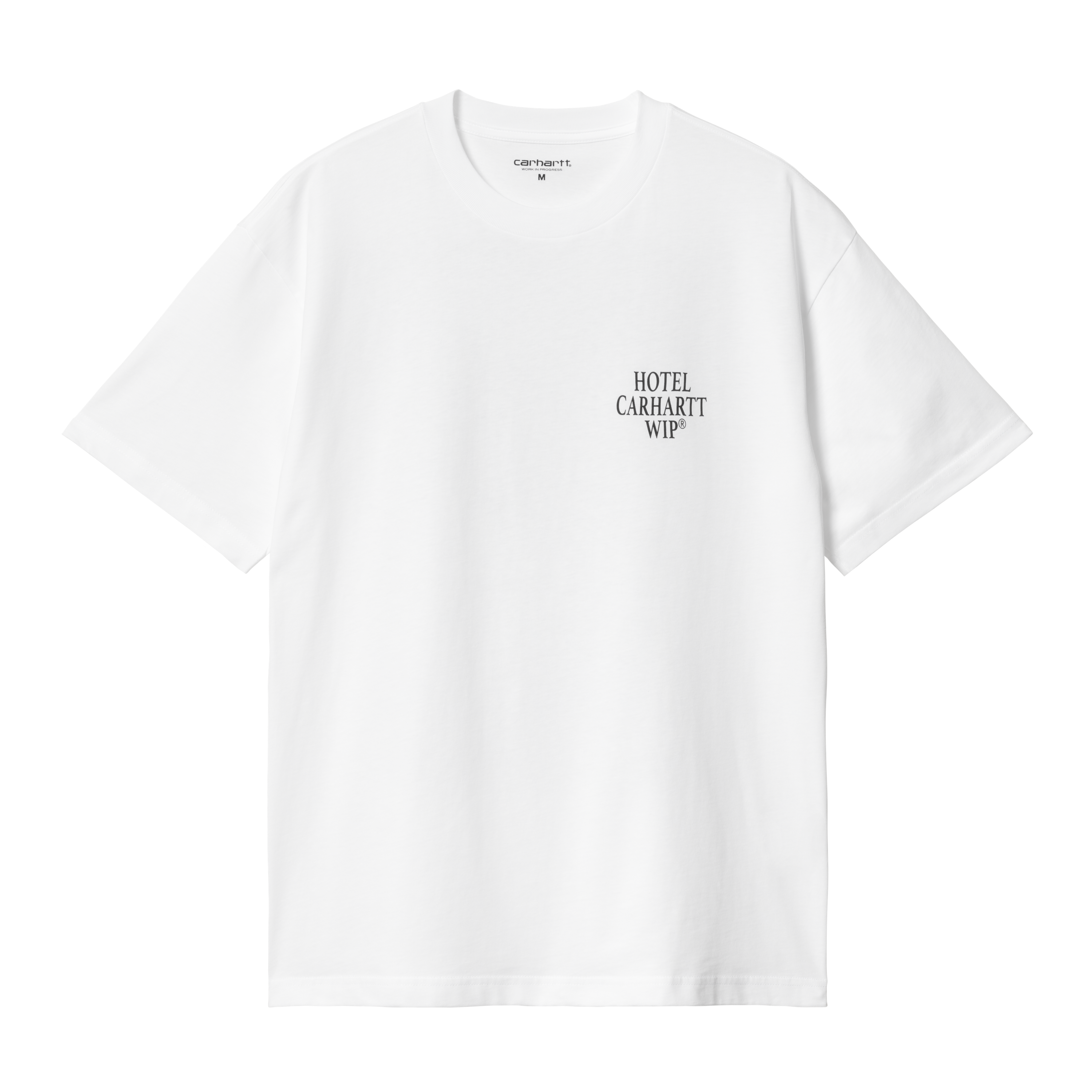 Carhartt WIP Short Sleeve Hotel Keys T-Shirt in Bianco