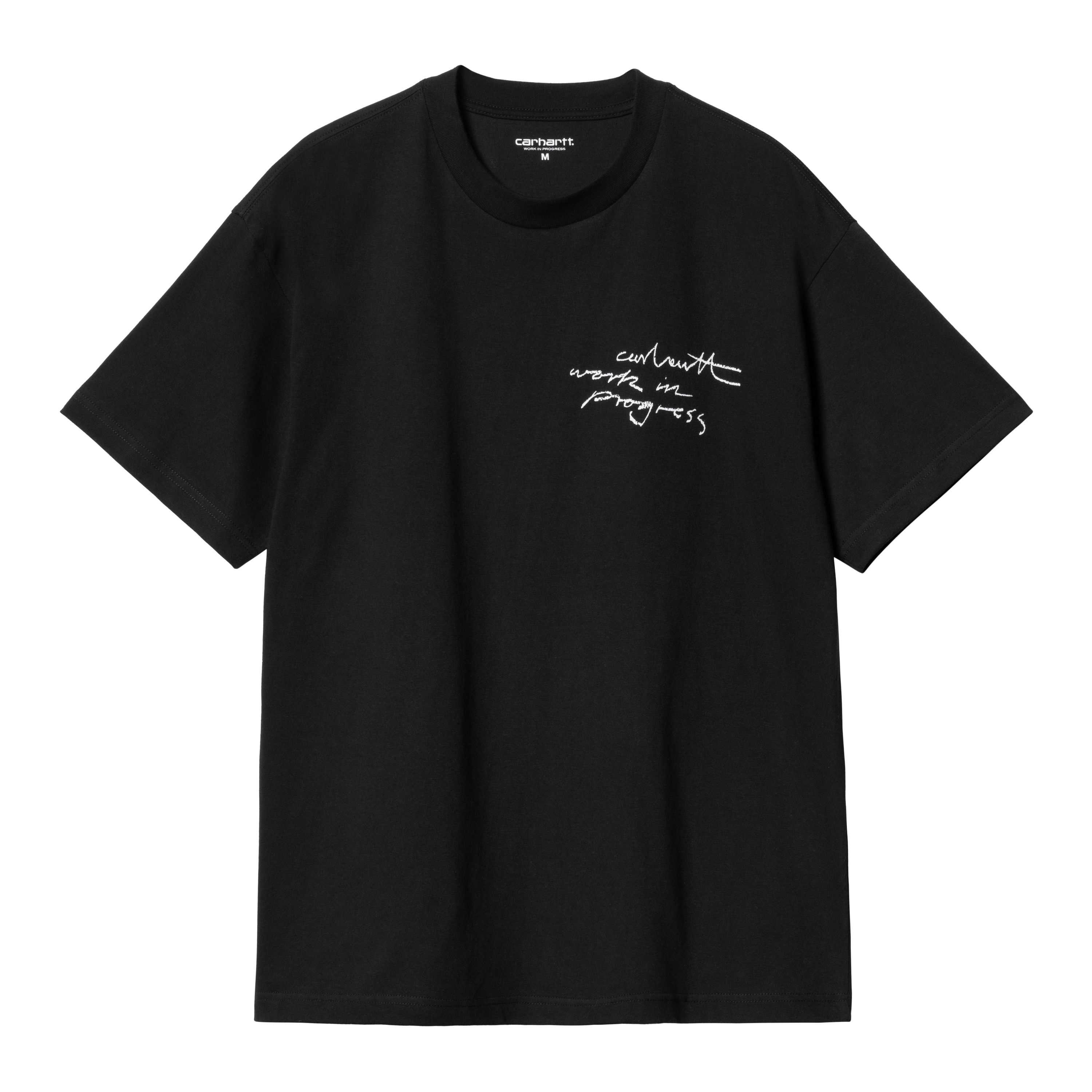 Carhartt WIP Short Sleeve WIP Pencil T-Shirt in Nero