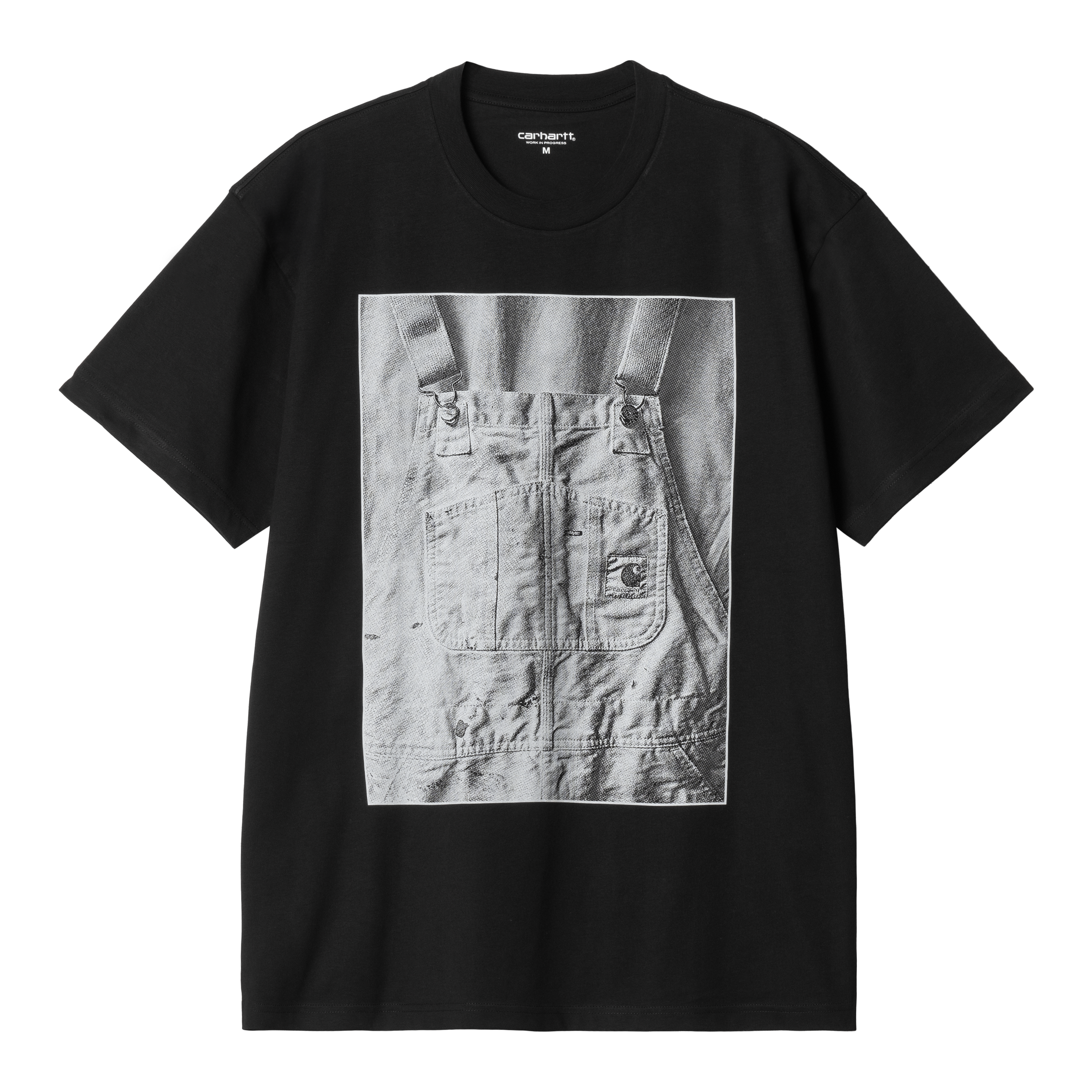 Carhartt WIP Short Sleeve BIB Overall T-Shirt in Black