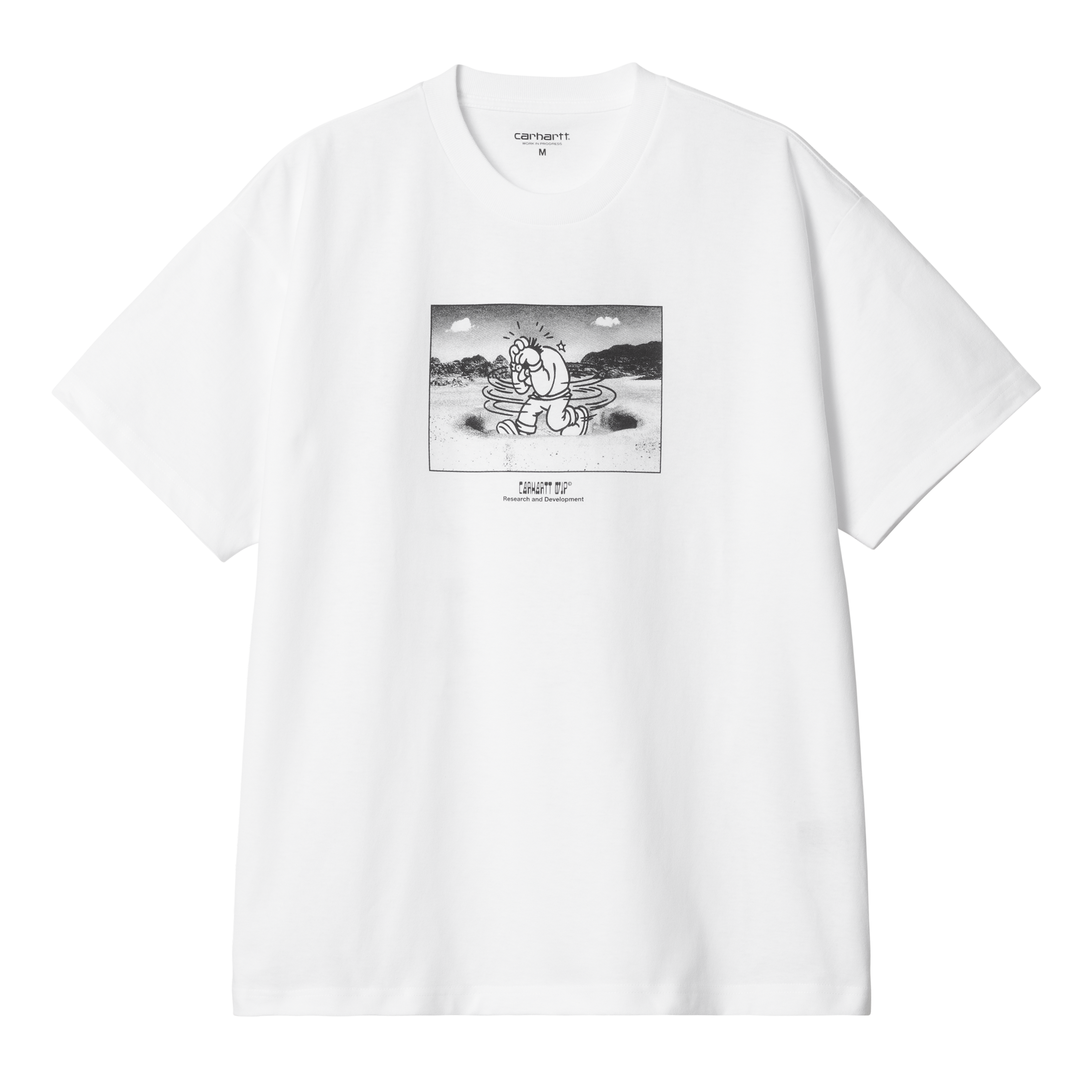 Carhartt WIP Short Sleeve Think Tank T-Shirt em Branco