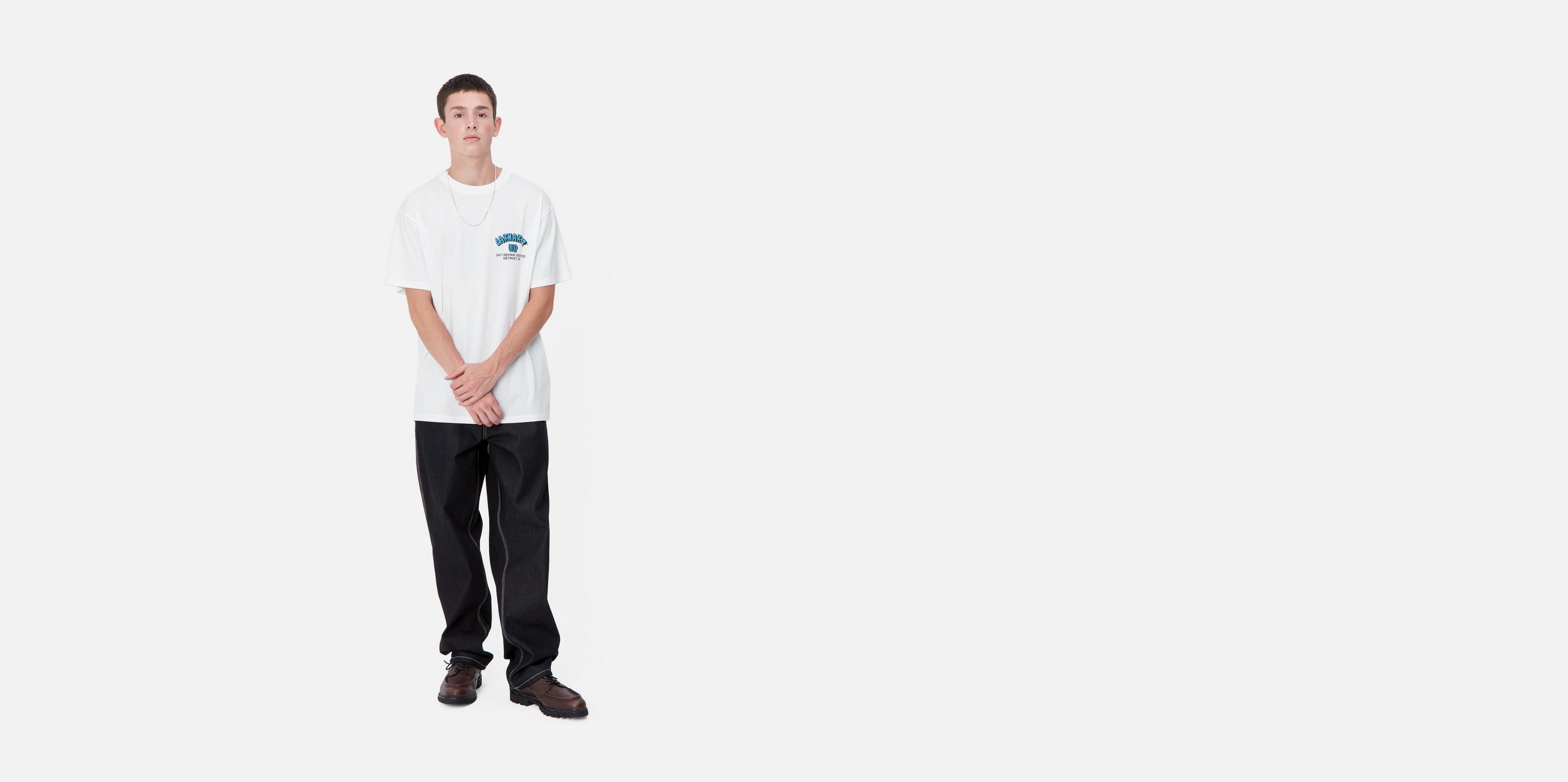 さらに100円引き◆CARHARTT◆S/S CARHARTT WIP LIFE T-SHIRT Carhartt WIP W' S/S Day Off T-Shirt, Black / White