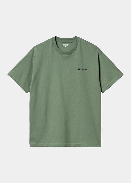 Carhartt WIP S/S Pins T-Shirt, Malbec / Orange | Official Carhartt WIP S/S Pins T-Shirt, Malbec / Orange | Official