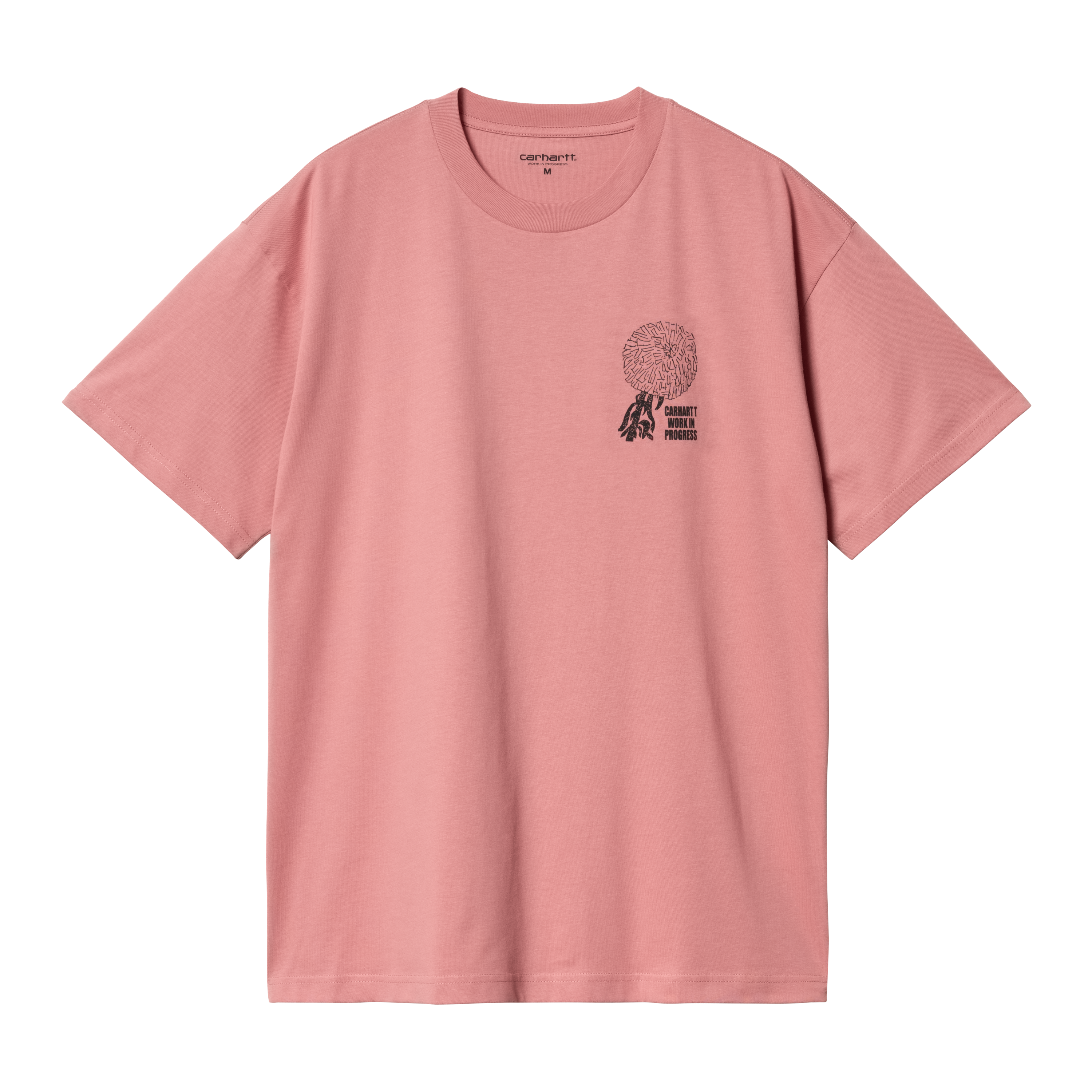 Carhartt WIP Short Sleeve Chrysanthemum T-Shirt em Rosa