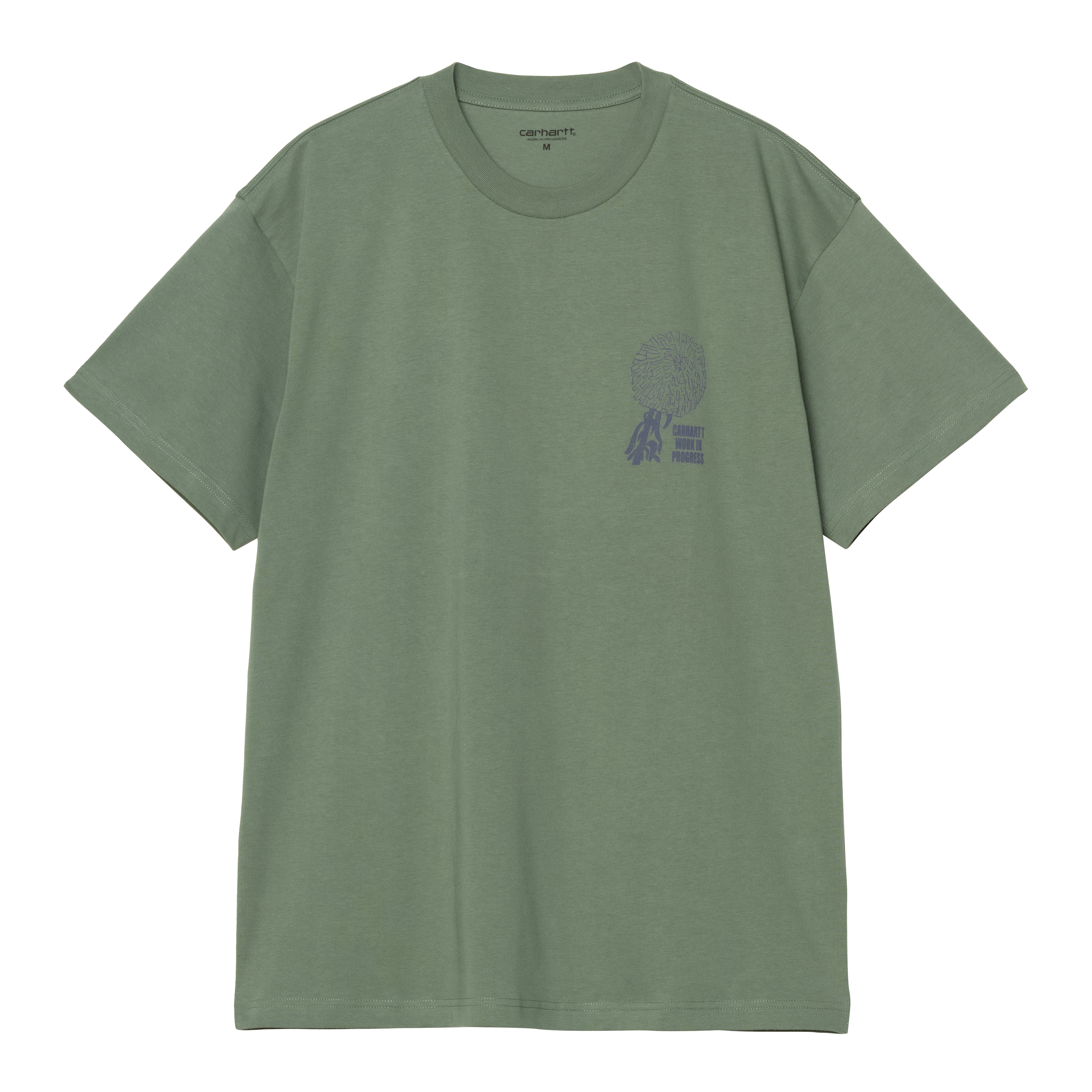 Carhartt WIP Short Sleeve Chrysanthemum T-Shirt en Verde