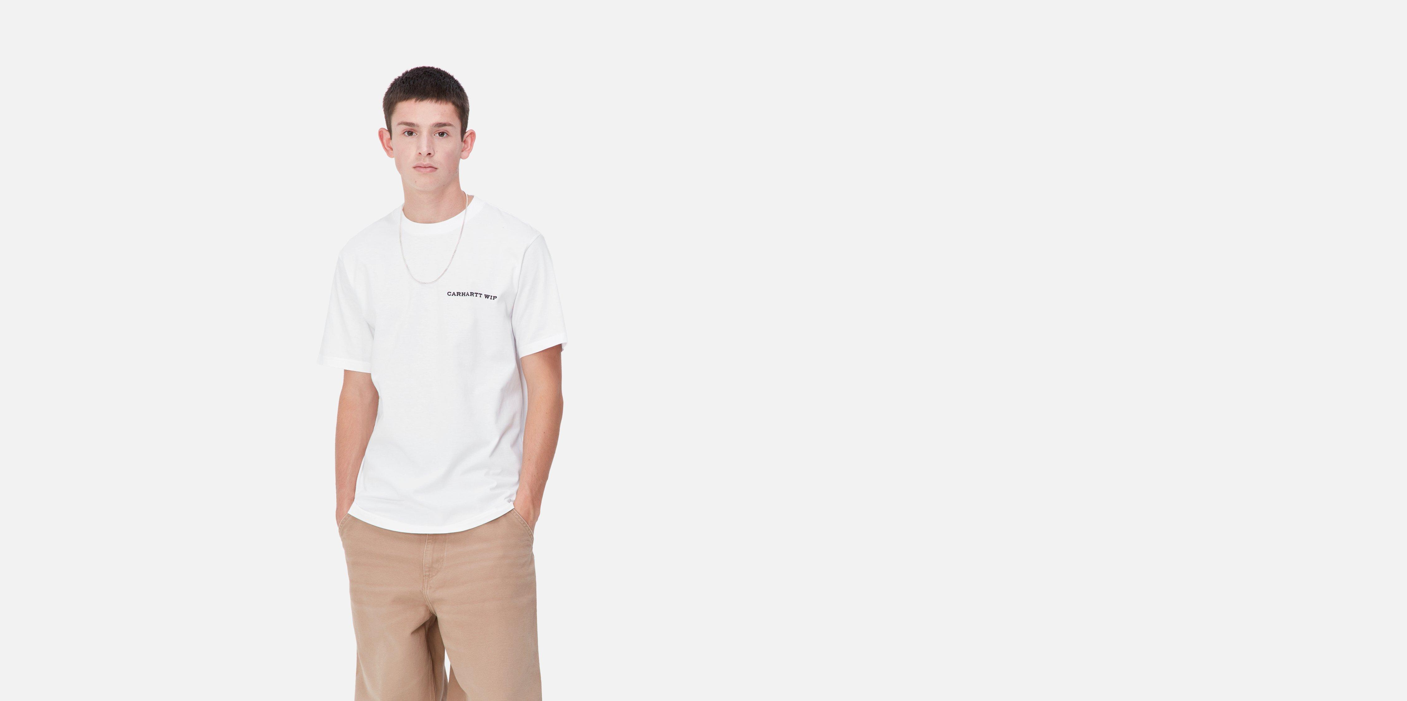 Carhartt WIP S/S Home State T-Shirt White | S | Men