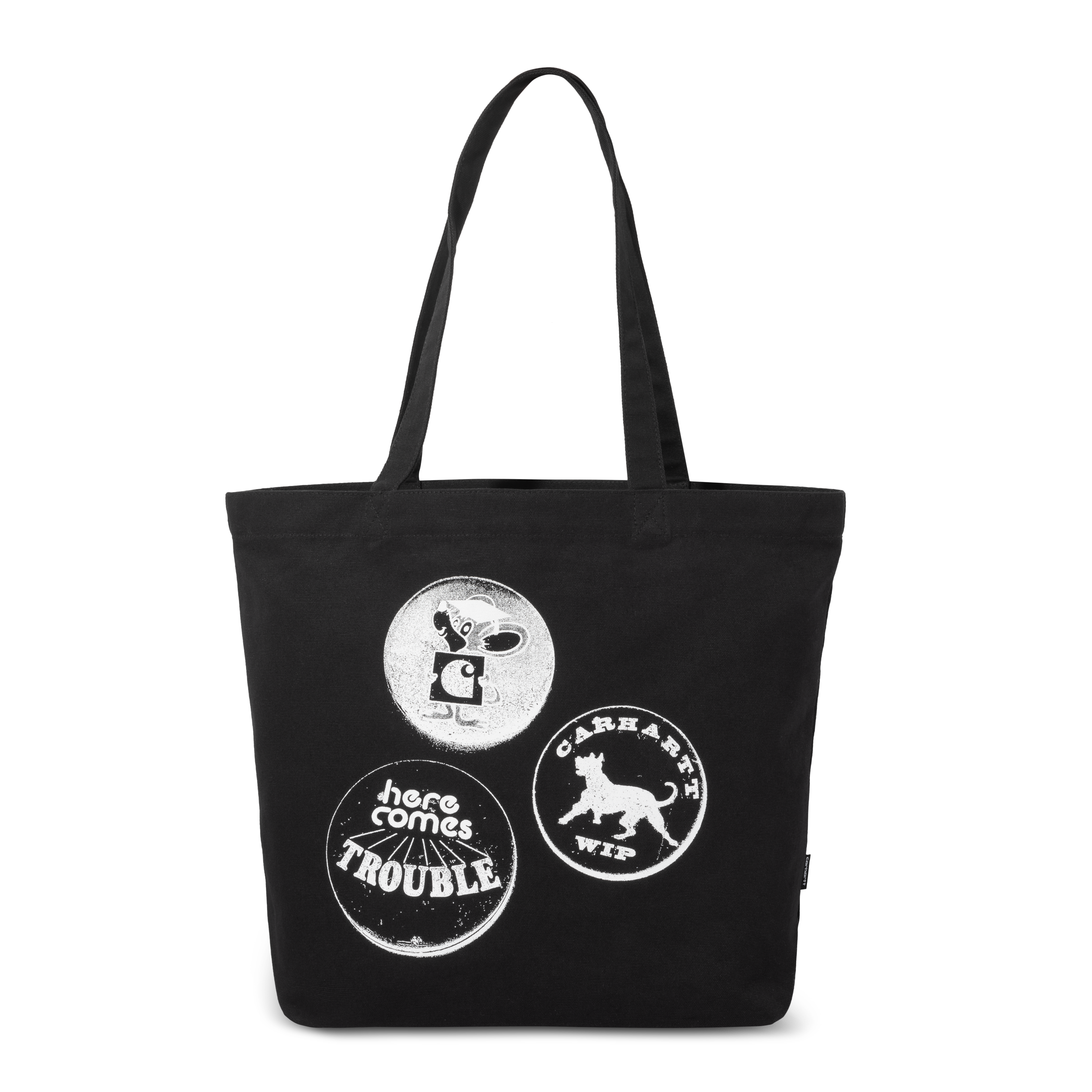 Carhartt WIP Canvas Graphic Tote in Schwarz