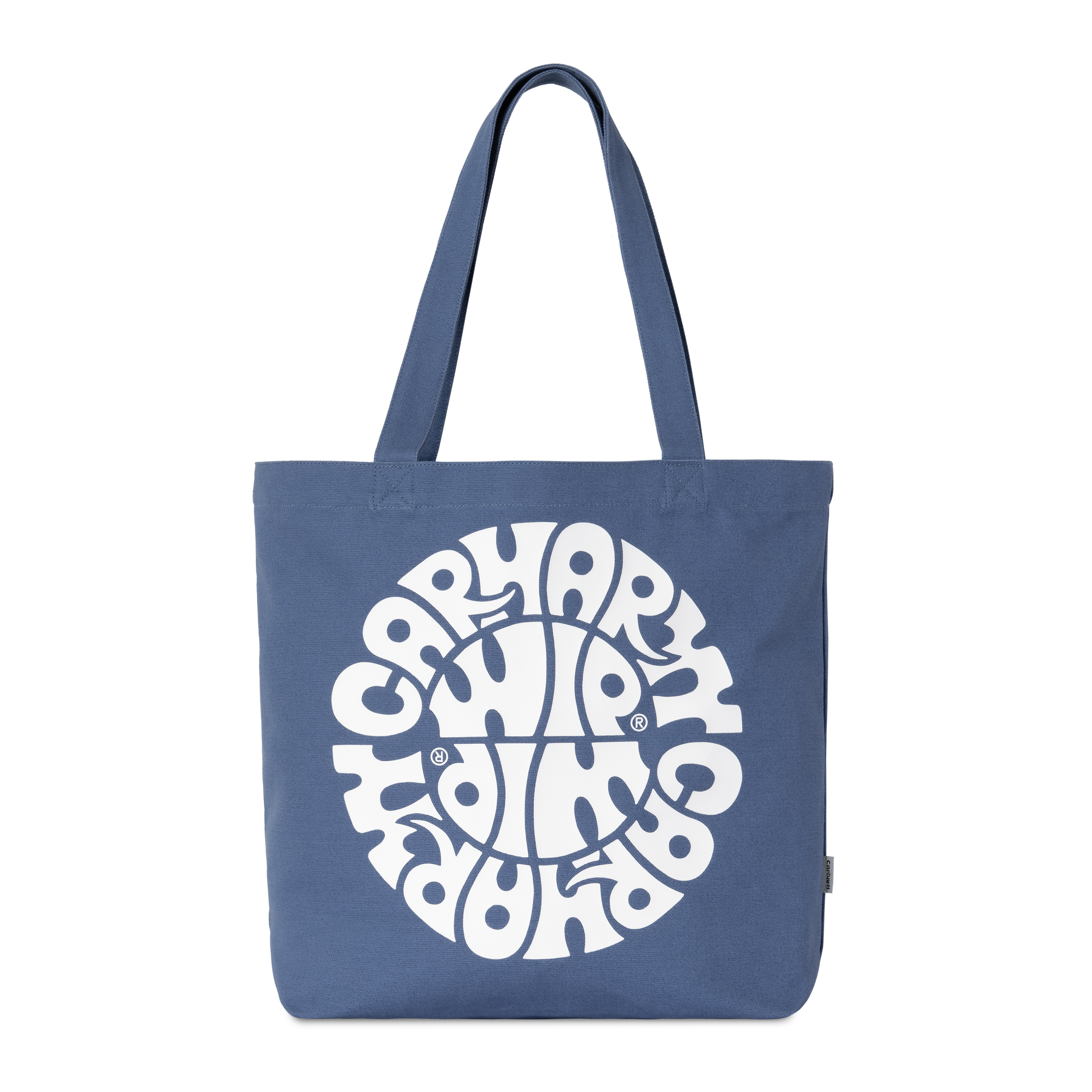 Carhartt WIP Canvas Graphic Tote, Jazzy Print, Blue Iris