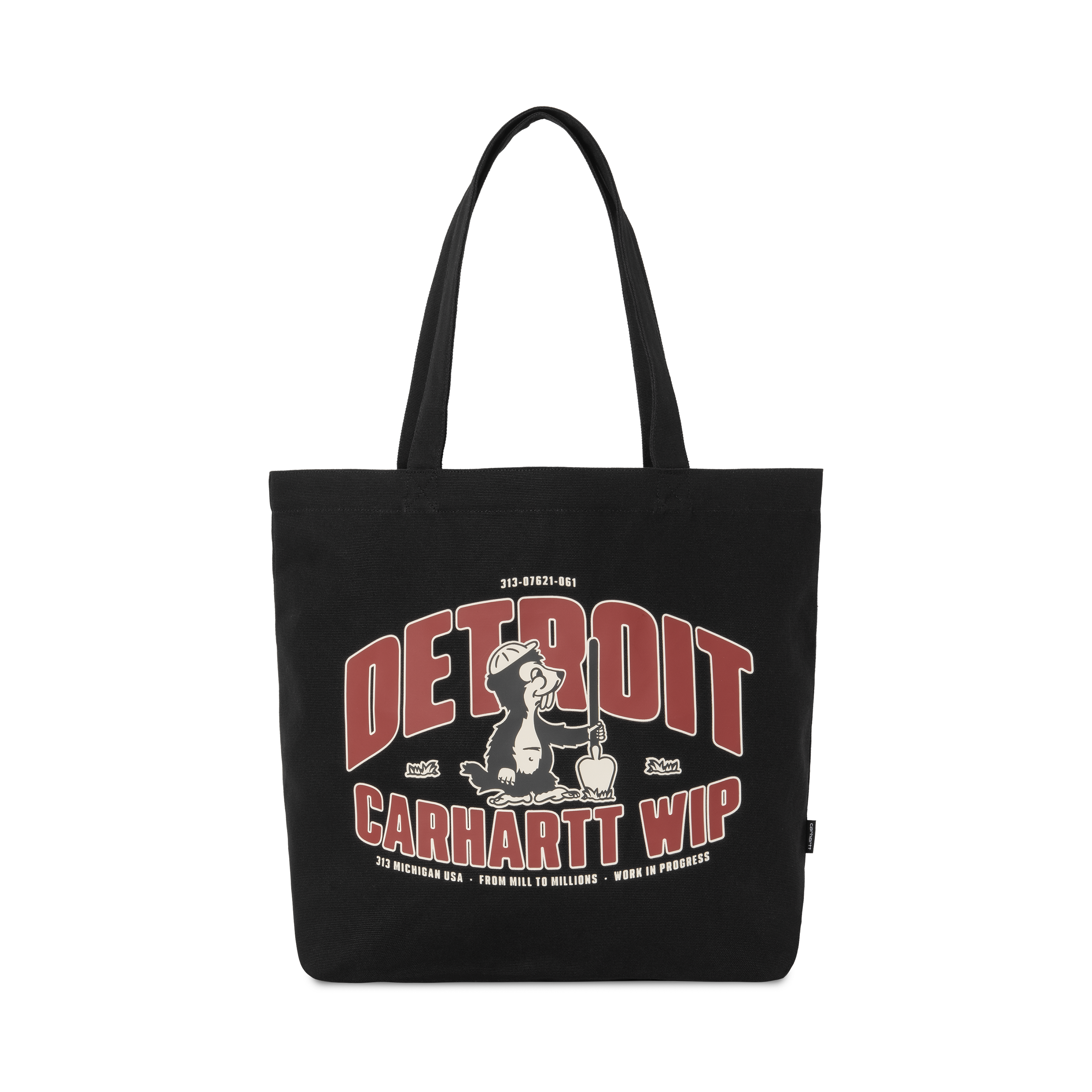 Carhartt WIP Canvas Graphic Tote Noir