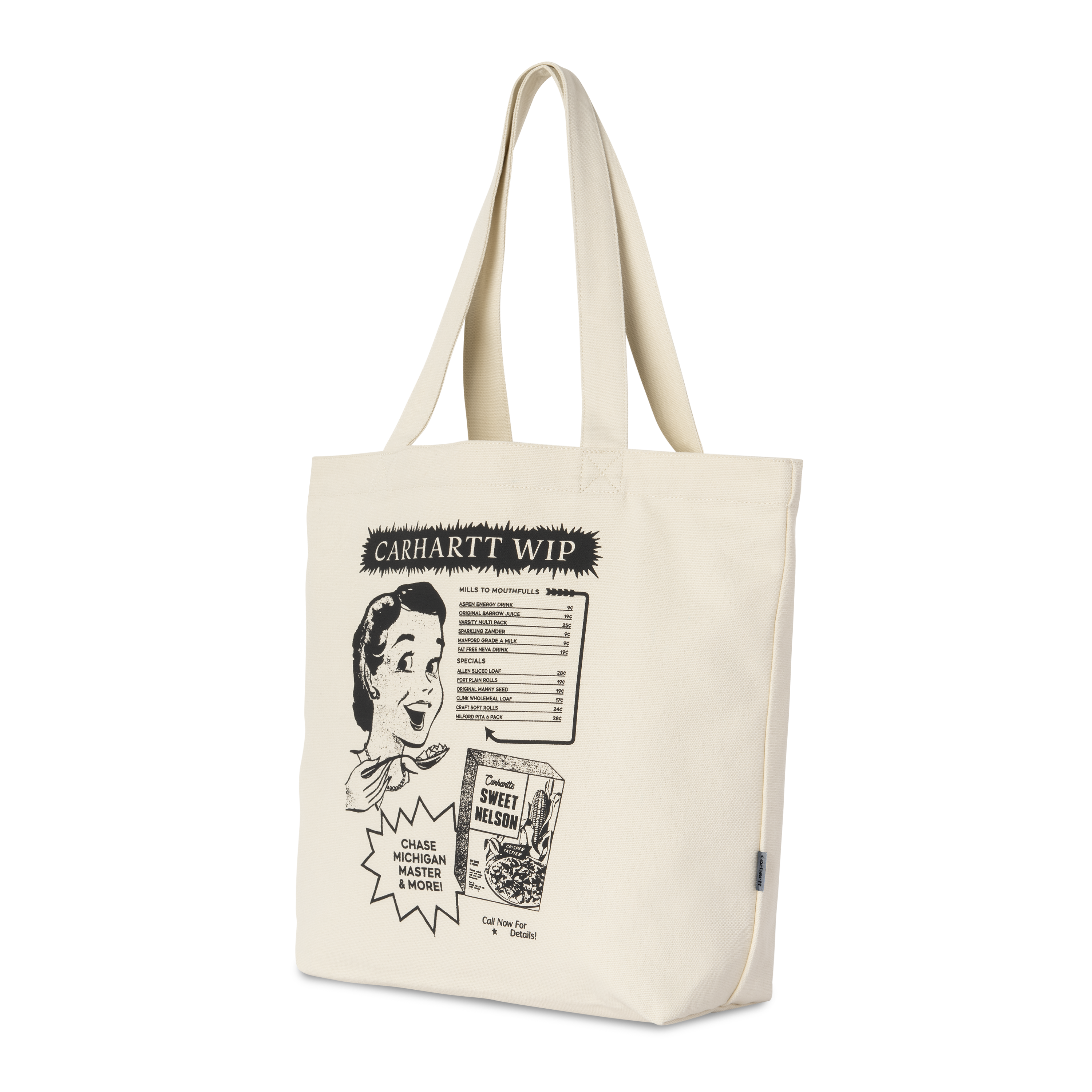 Carhartt WIP Canvas Graphic Tote in Mehrfarbig