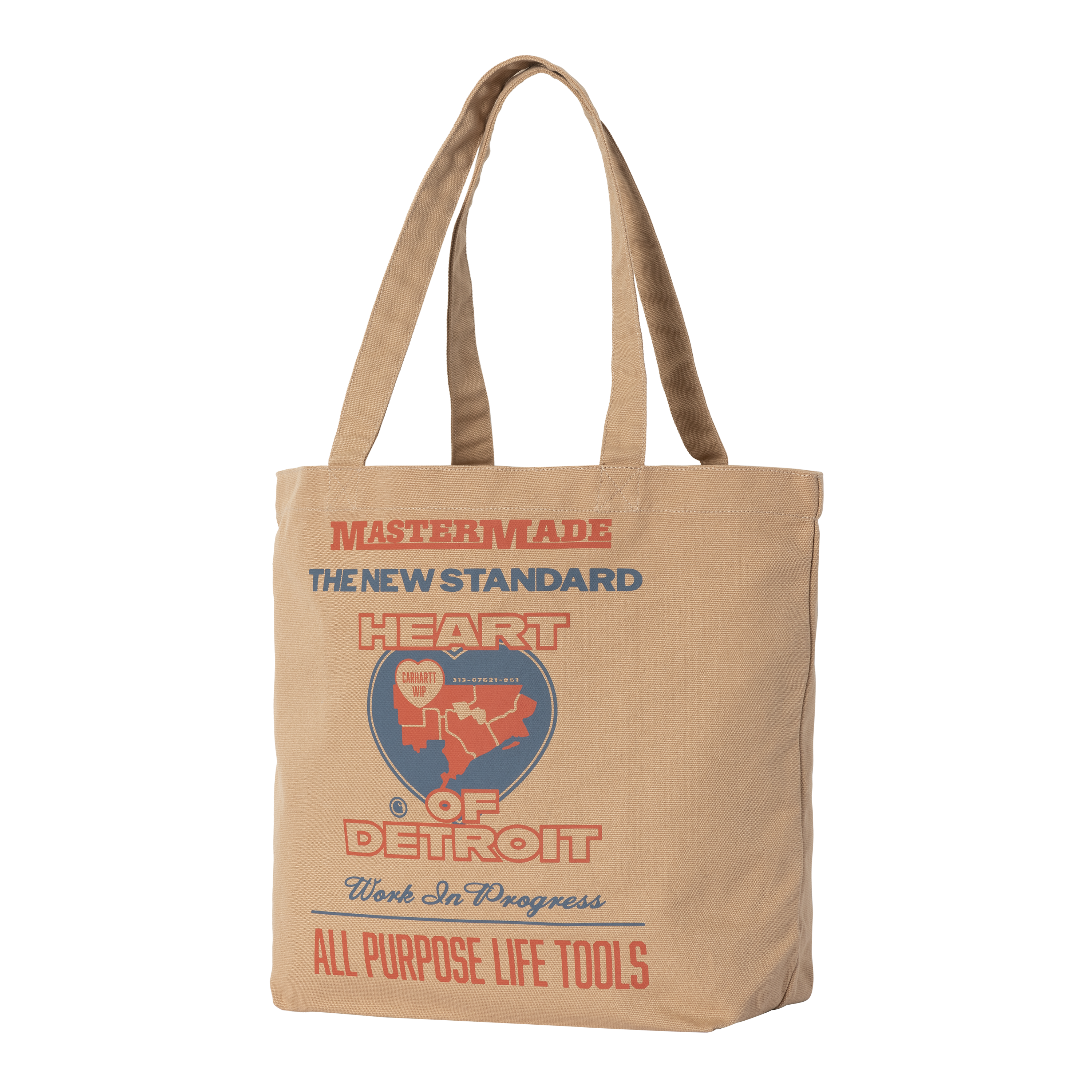 Carhartt WIP Canvas Graphic Tote in Marrone
