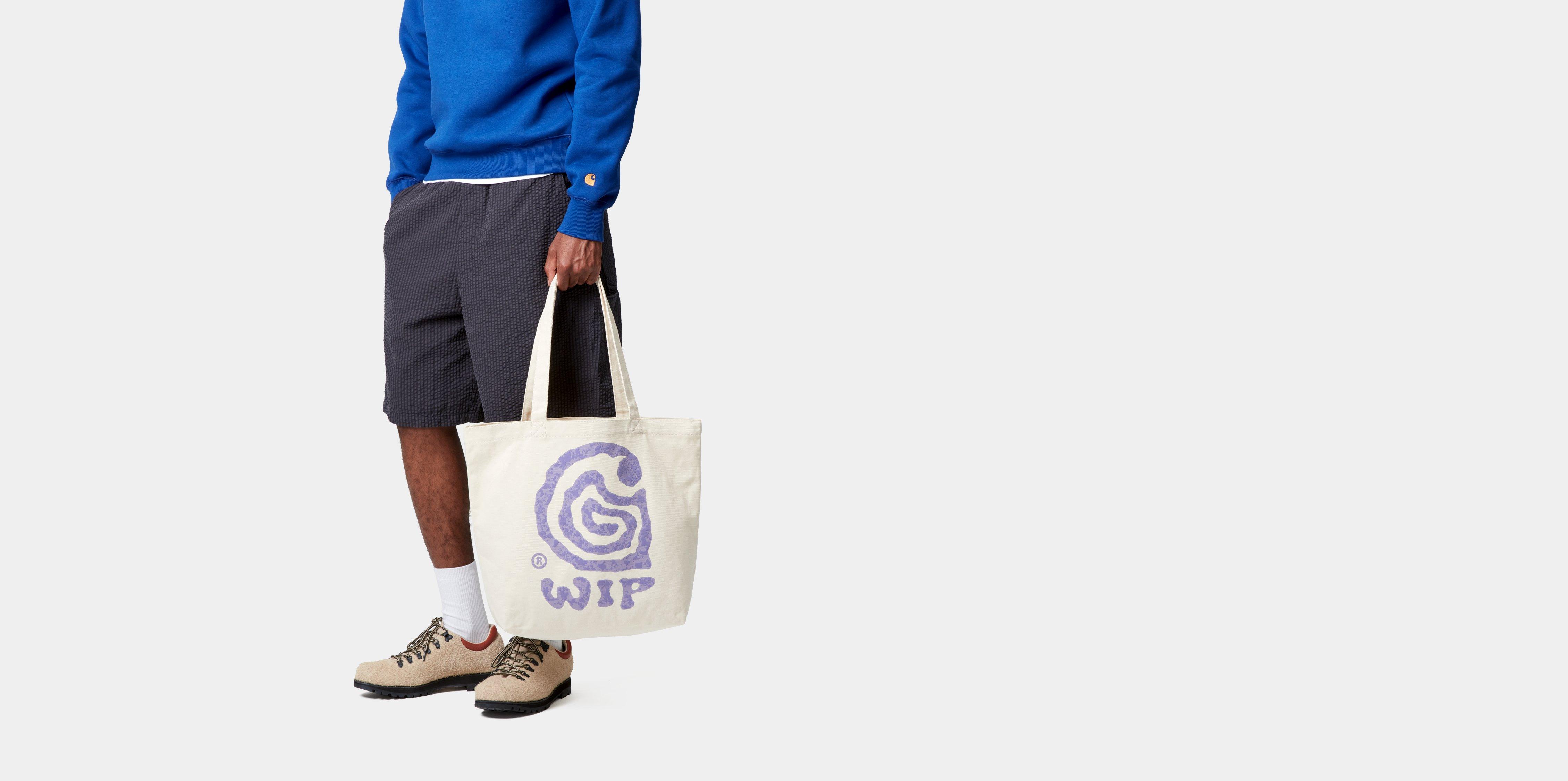 Carhartt WIP Canvas Graphic Tote in Beige