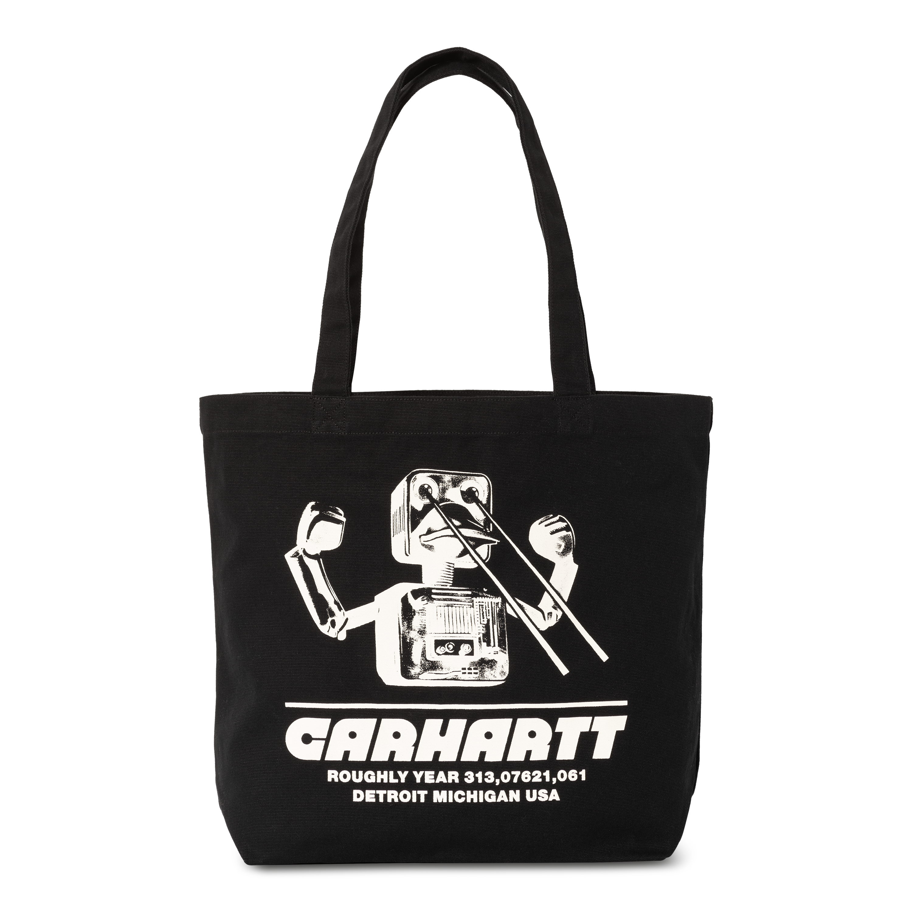 Carhartt WIP Canvas Graphic Tote in Black