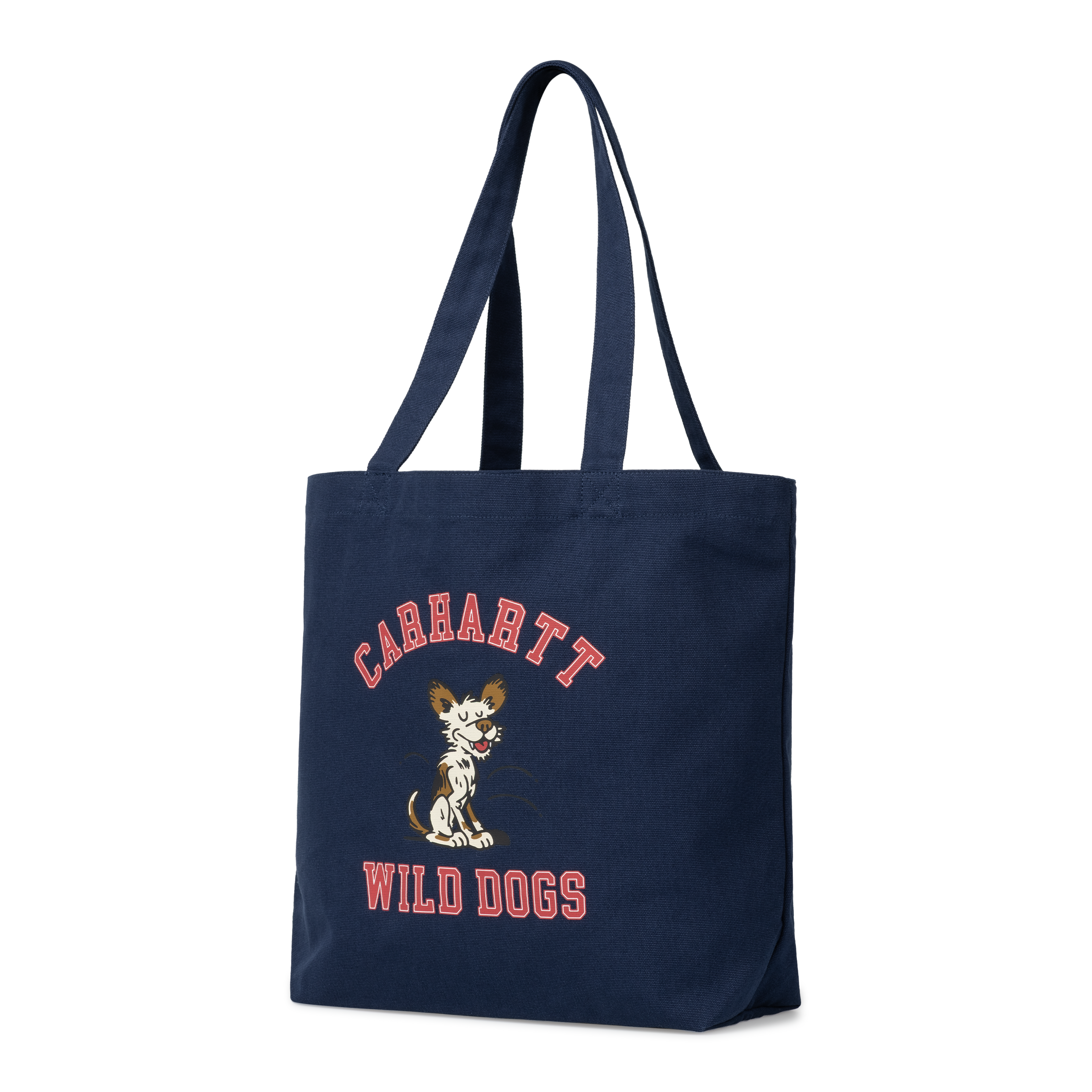 Carhartt WIP Canvas Graphic Tote, Wild Dog Print, Jupiter