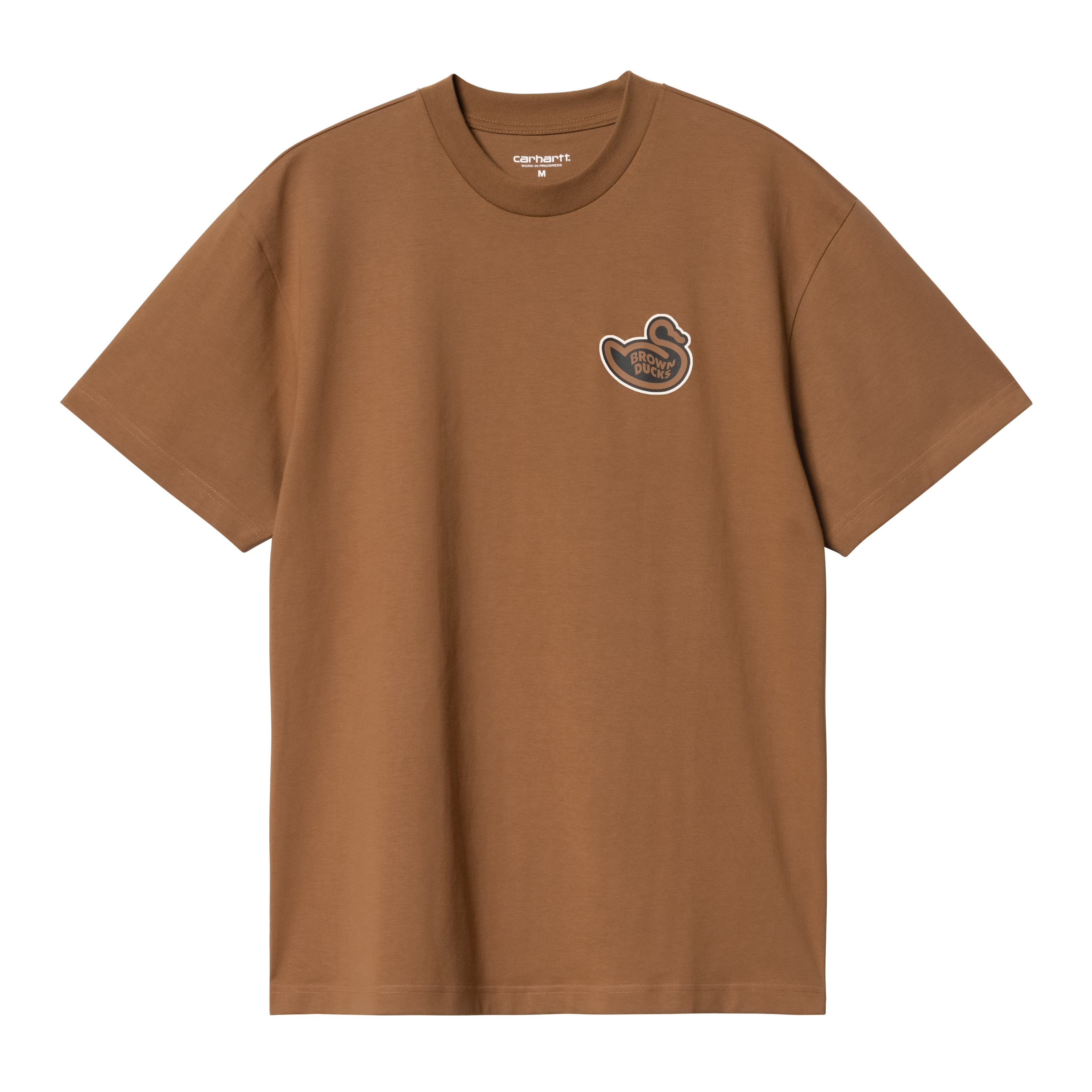 Carhartt WIP Short Sleeve Brown Ducks T-Shirt in Marrone