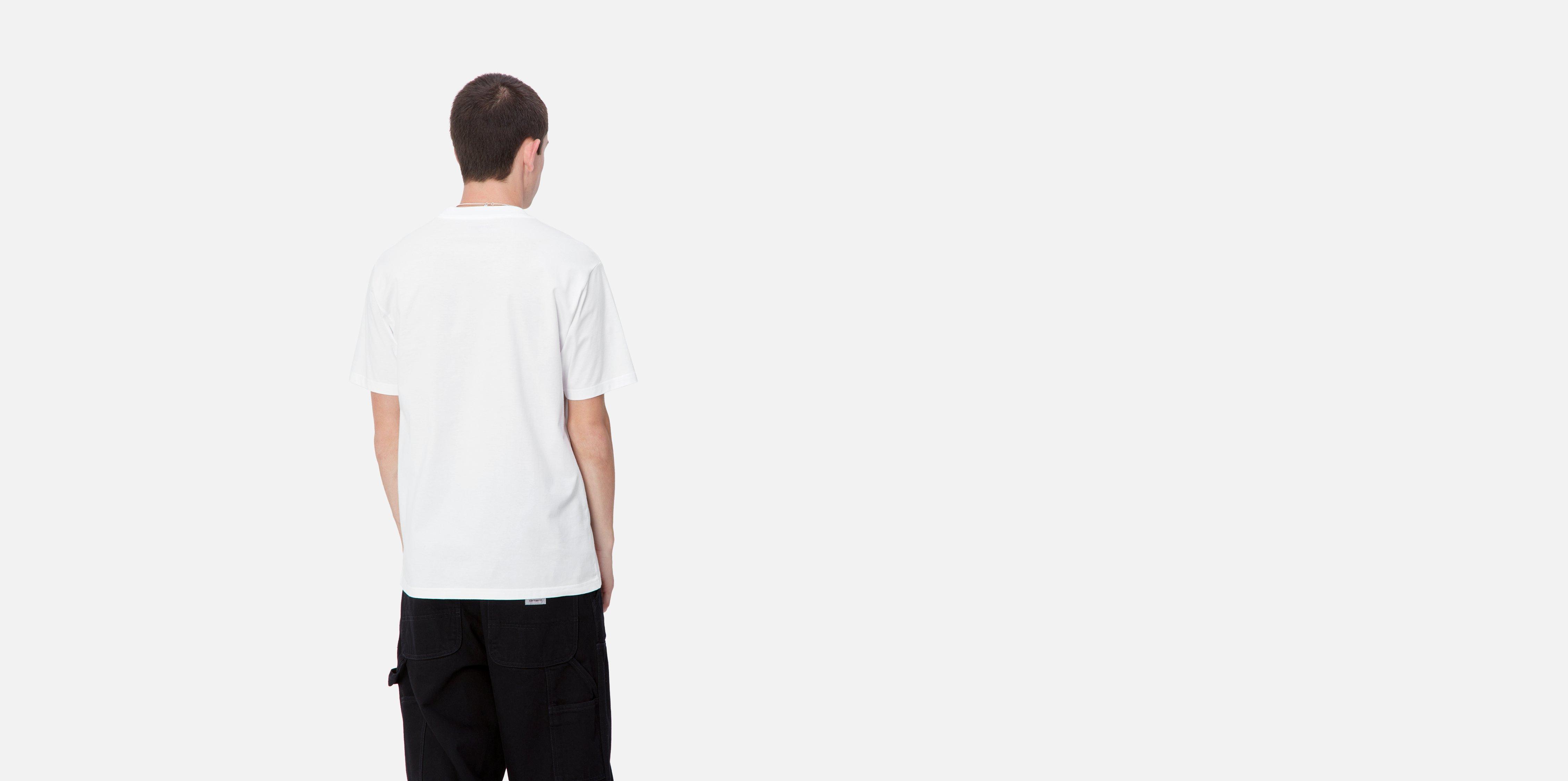 Carhartt WIP S/S Fun Run T-Shirt, White / Red | Official