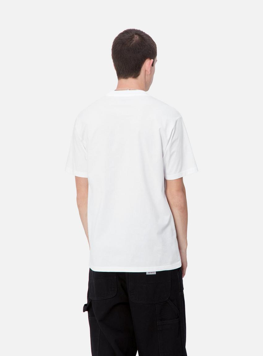 ★ドイツ発*carhartt WIP*新作*Greatest Hits フーディ/WH★ Carhartt WIP S/S Fun Run T-Shirt, White / Red | Official