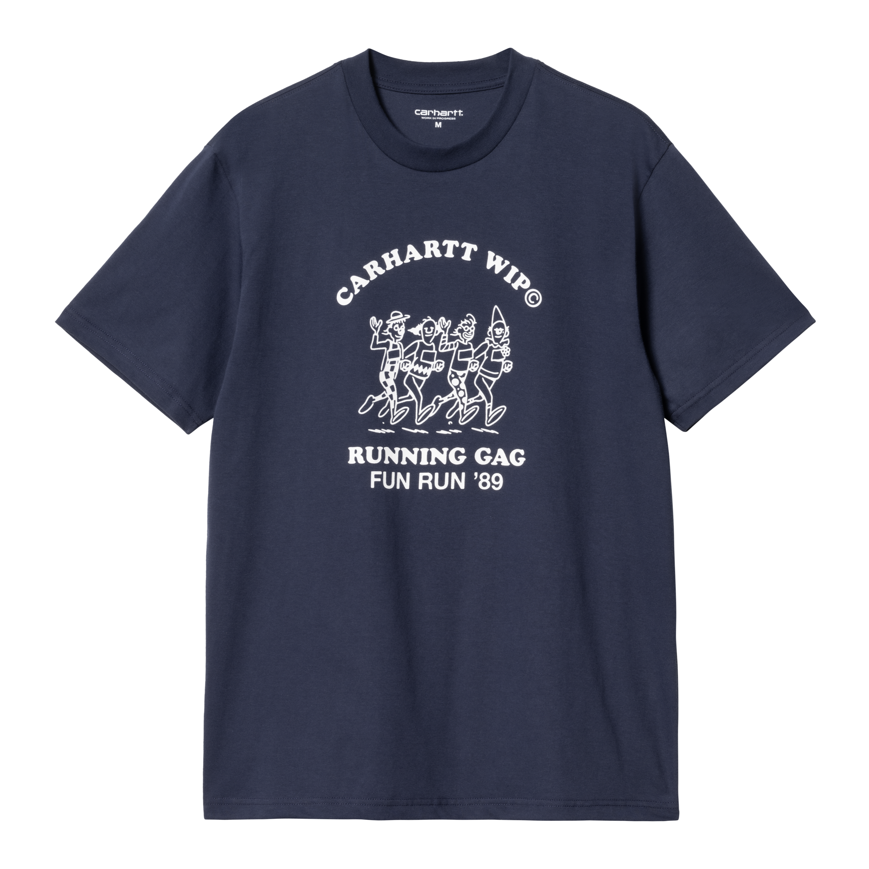 Carhartt WIP Short Sleeve Fun Run T-Shirt in Blu