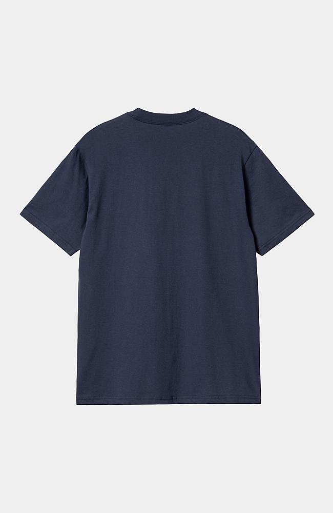 【送料&関税込】Carhartt S/s Ice T-shirt Carhartt WIP S/S Fun Run T-Shirt, Air Force Blue / White