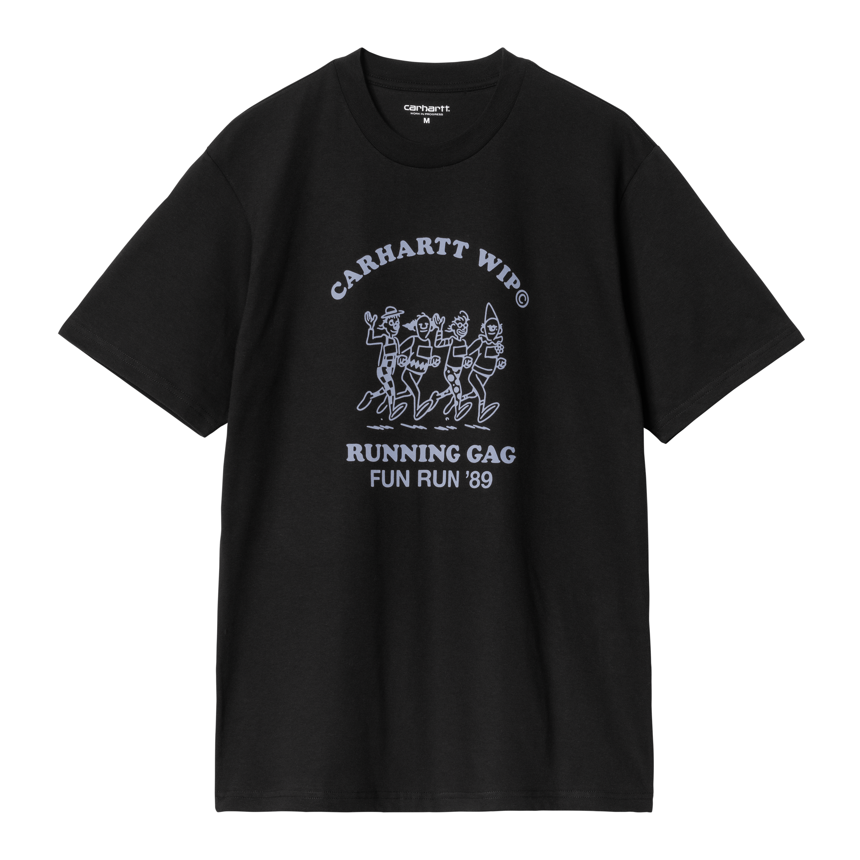 Carhartt WIP Short Sleeve Fun Run T-Shirt in Nero