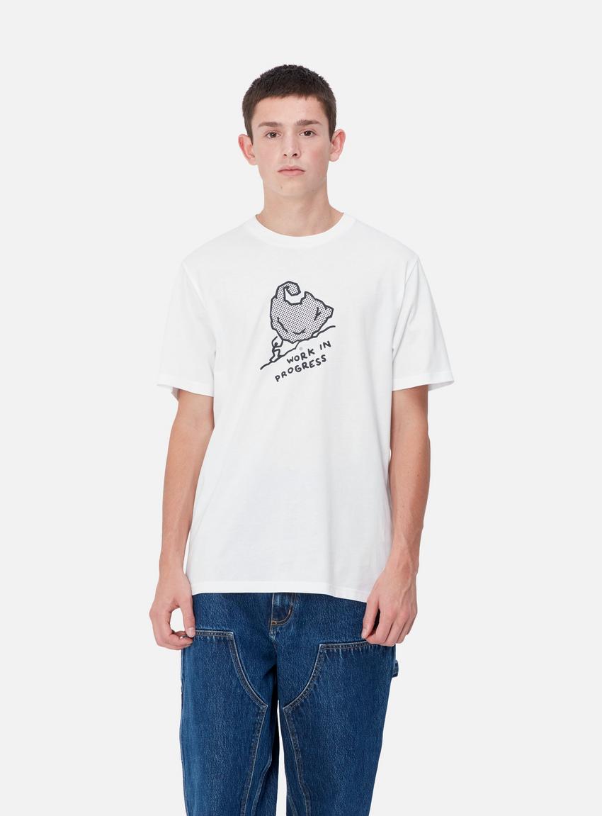 【送料&関税込】Carhartt S/s Move On Up T-shirt Carhartt WIP S/S Move On Up T-Shirt, White / Black
