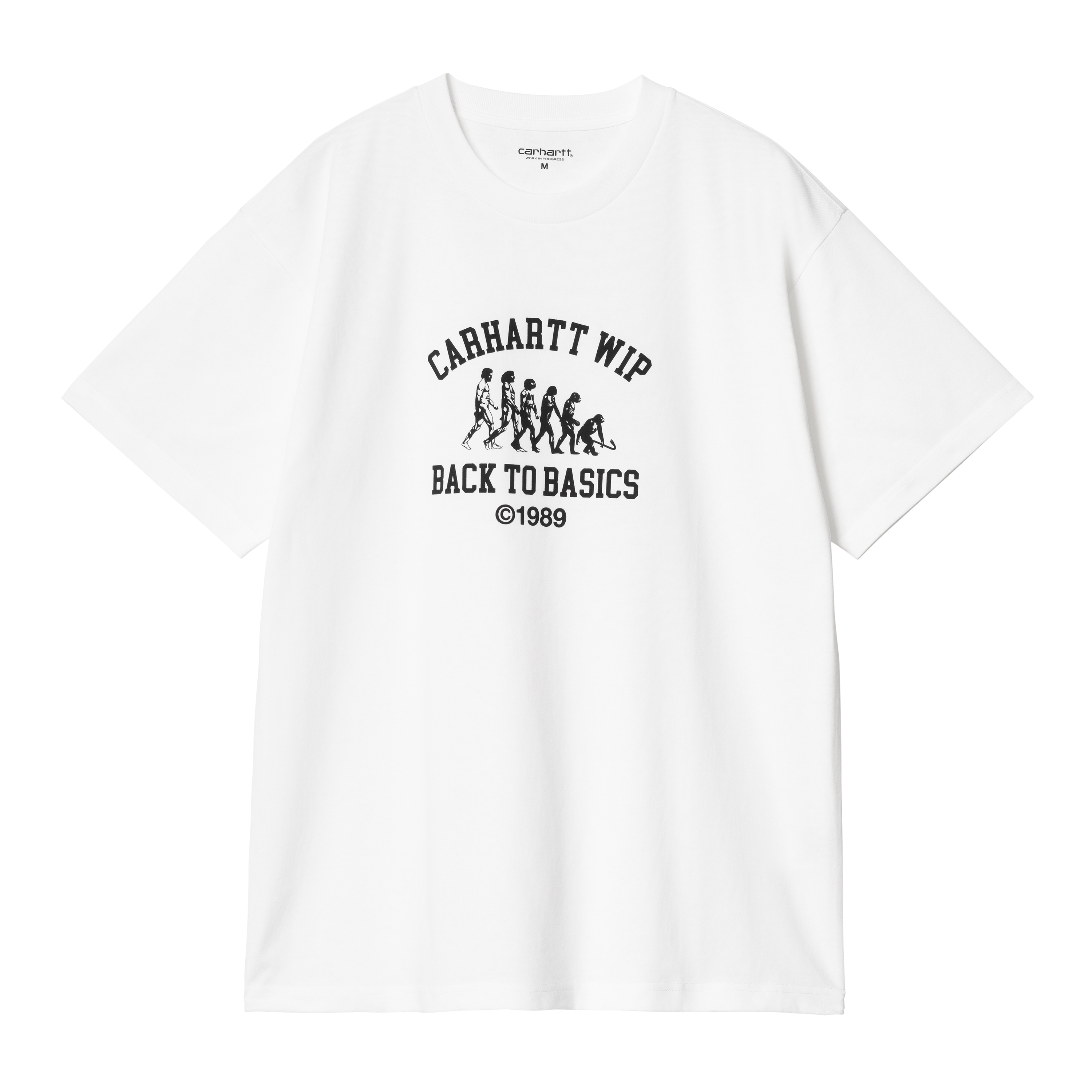 Carhartt WIP Short Sleeve Basics T-Shirt in Bianco