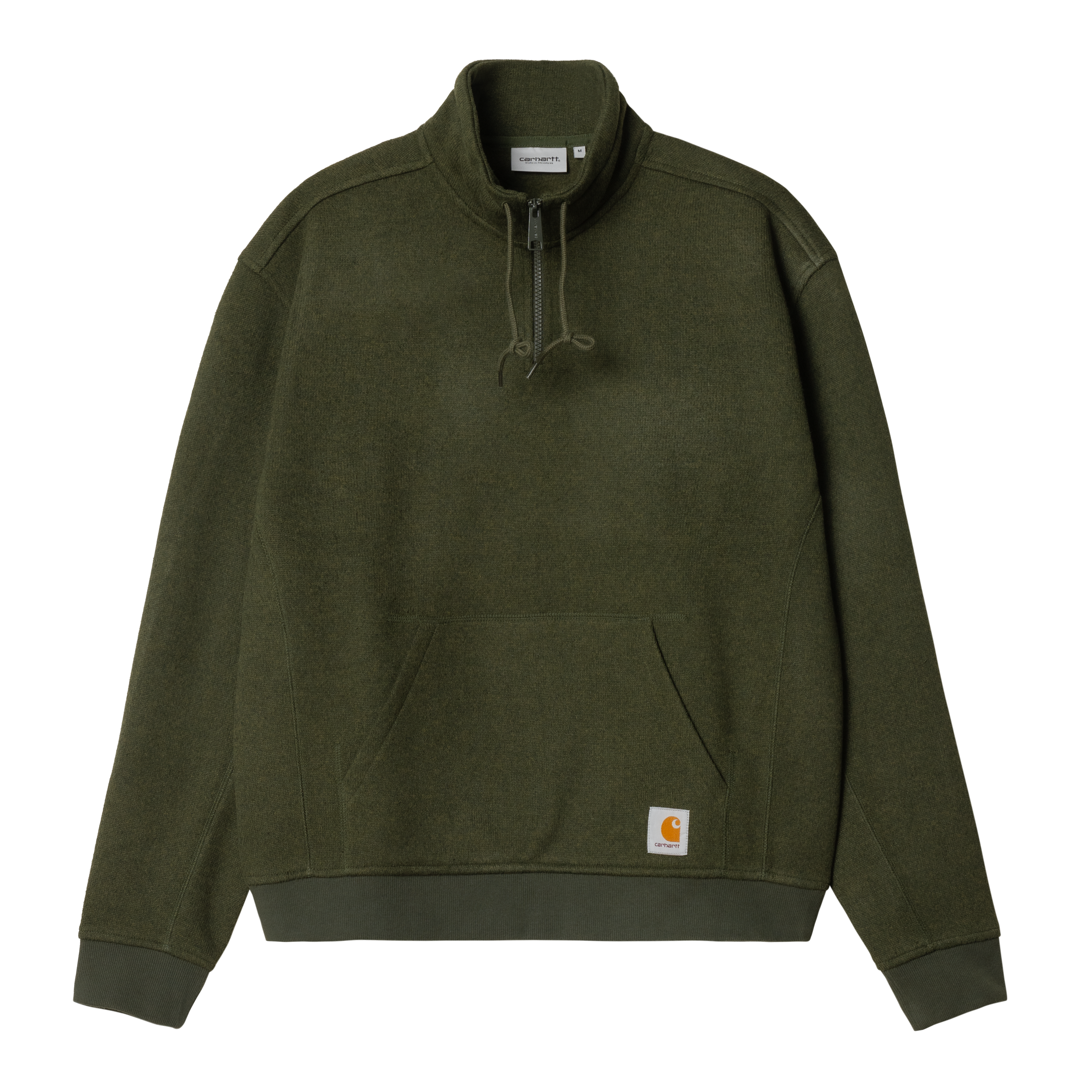 Carhartt WIP Luther Half Zip Sweat in Grün