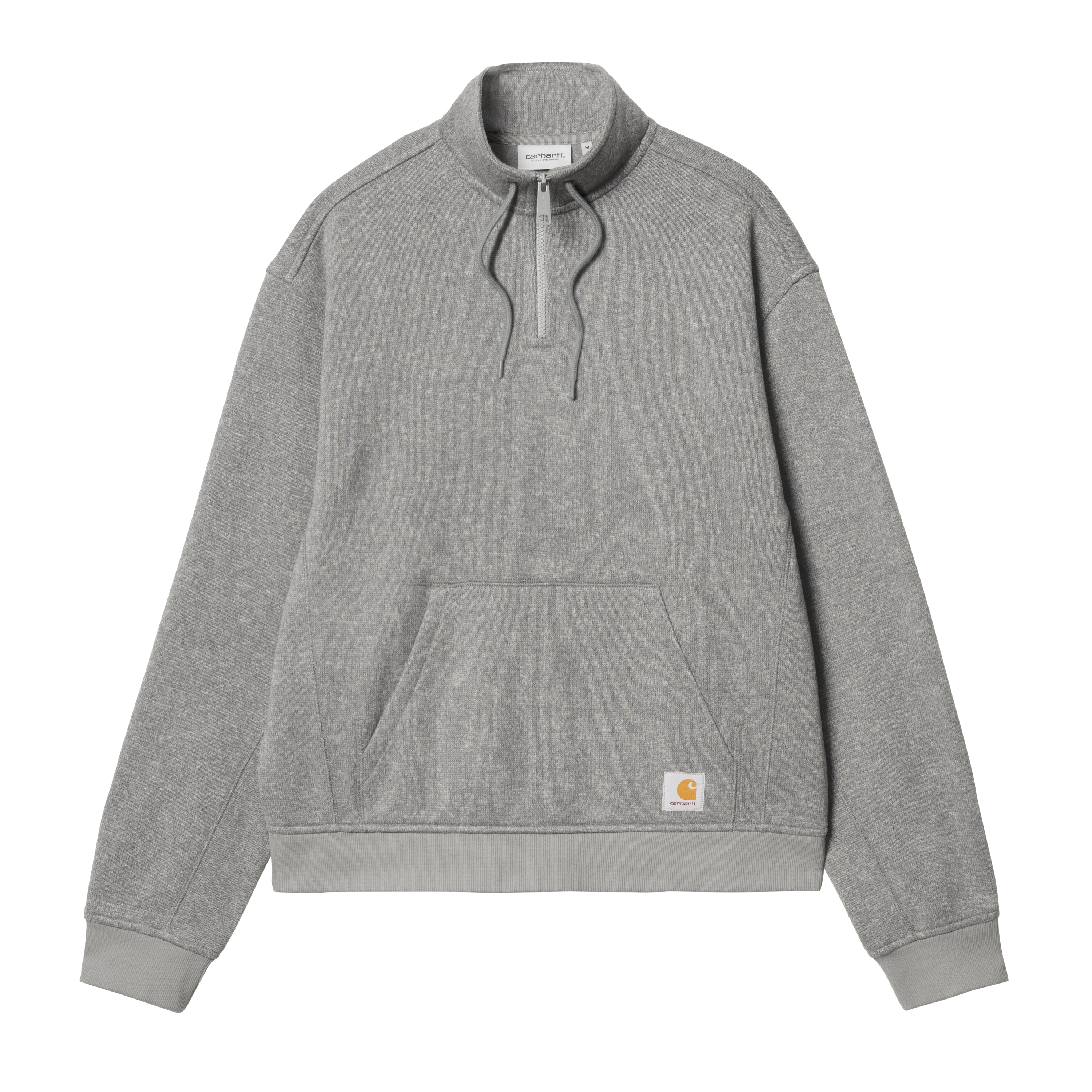 Carhartt WIP Luther Half Zip Sweat in Grau