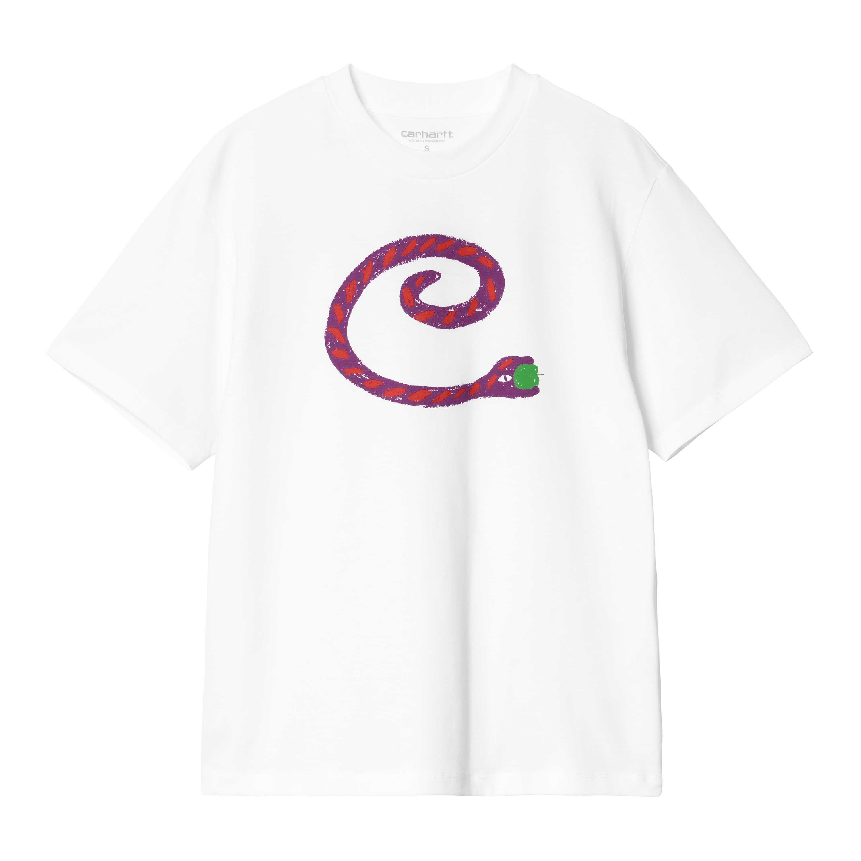 Carhartt WIP Women’s Short Sleeve Paradise C T-Shirt in Bianco