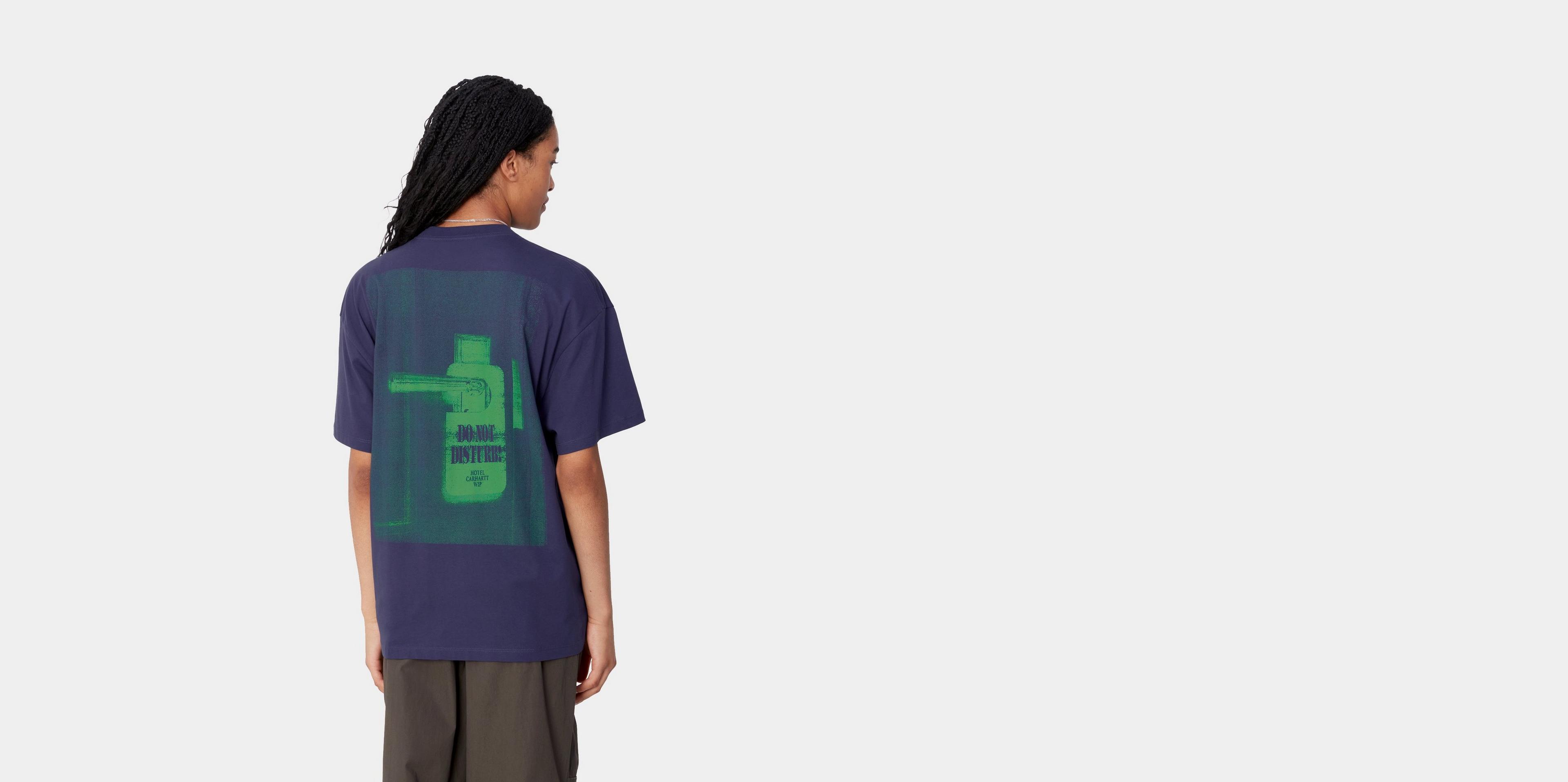 Tシャツ・カットソー Carhartt Wip Aura Coloured S S Spill T-Shirt Carhartt WIP Spill T-Shirt (Aura) - I033950.2BZ.XX.03