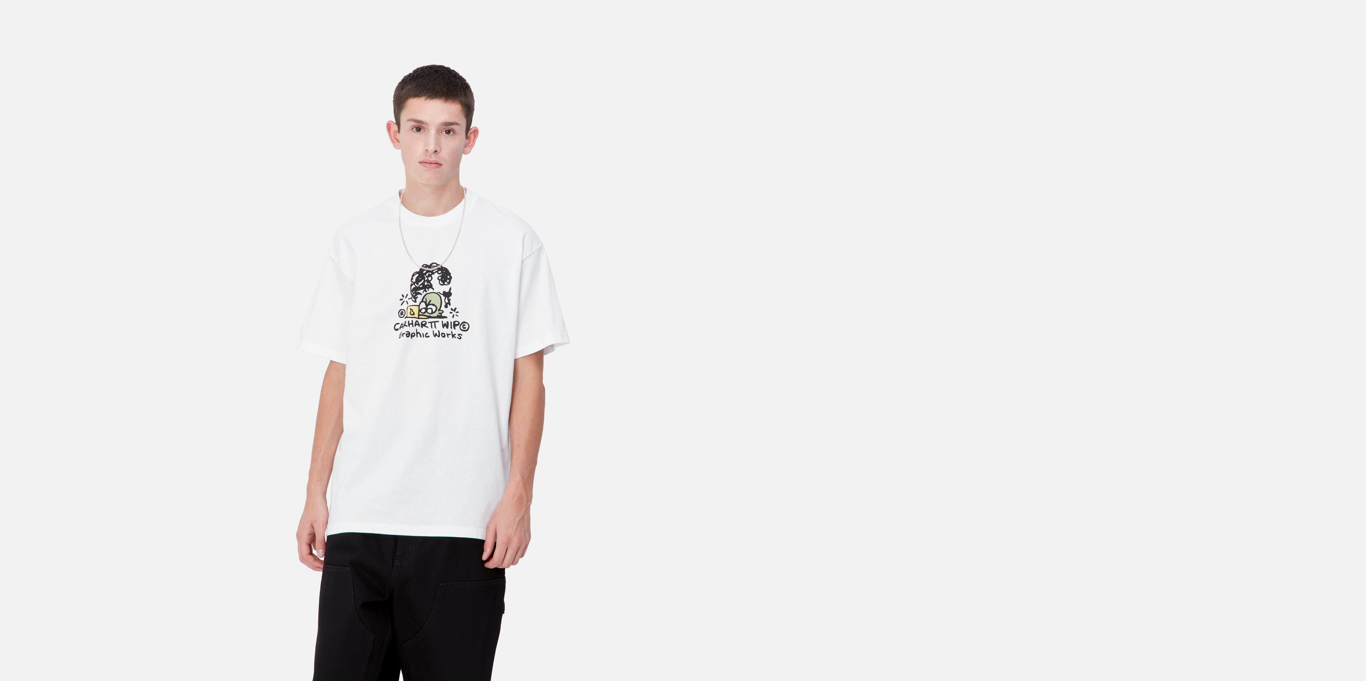 Carhartt WIP S/S Graphic Works T-Shirt, White | Official