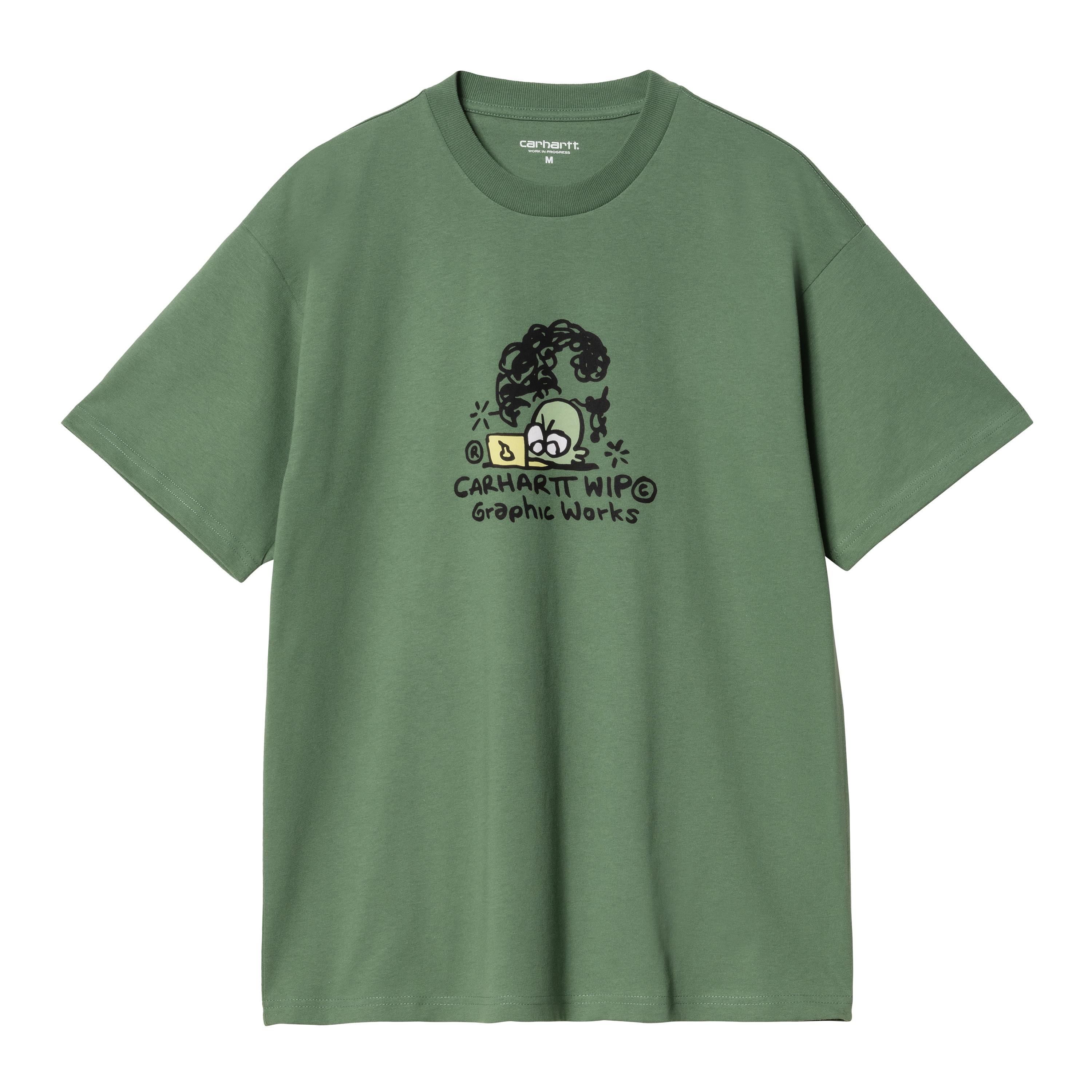 Carhartt WIP Short Sleeve Graphic Works T-Shirt in Verde