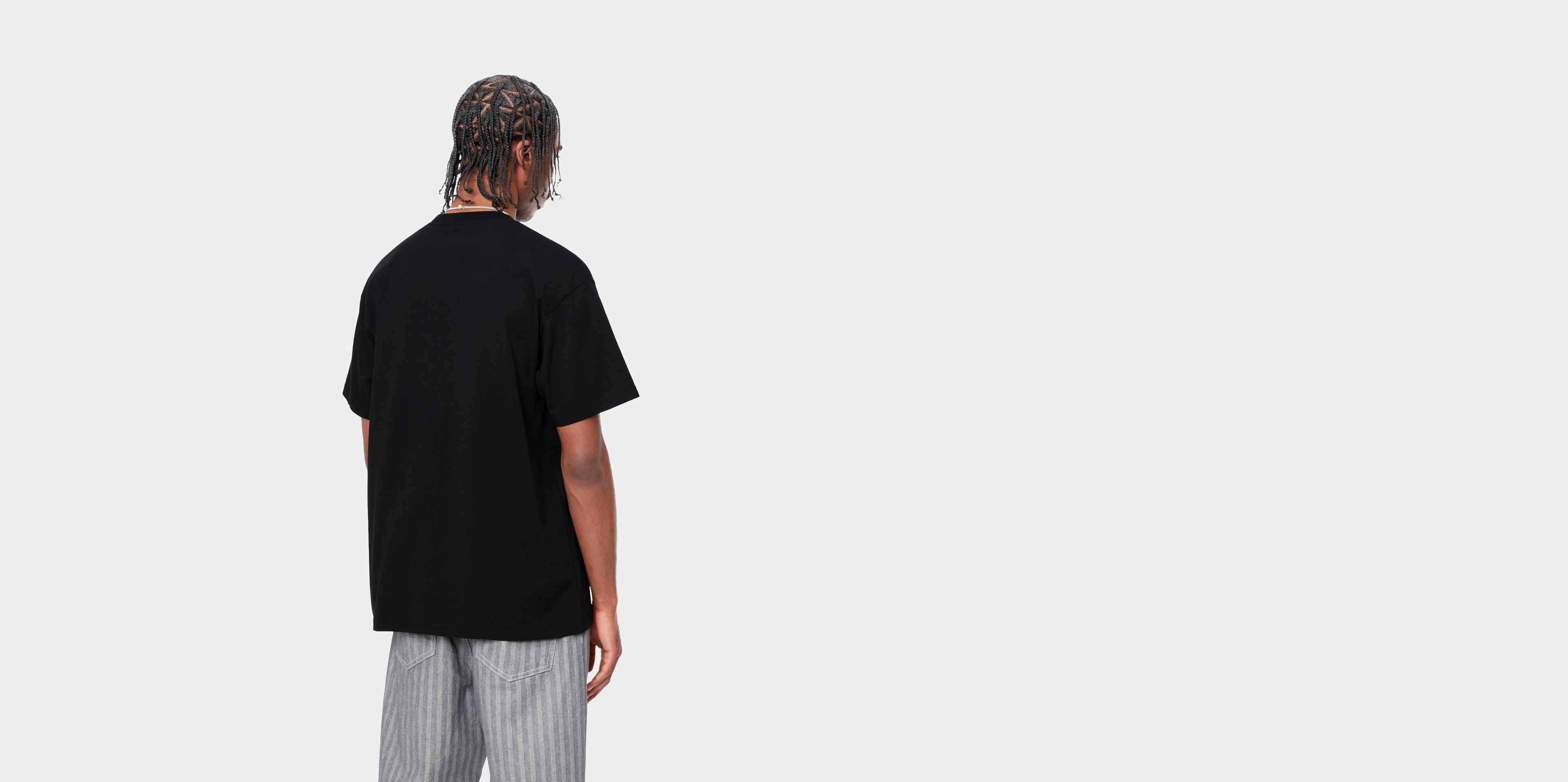 Tシャツ・カットソー CARHARTT WIP Men T-shirt Black I034766 894G Carhartt WIP Men's Jersey T-Shirt Black I034625-2UFXX