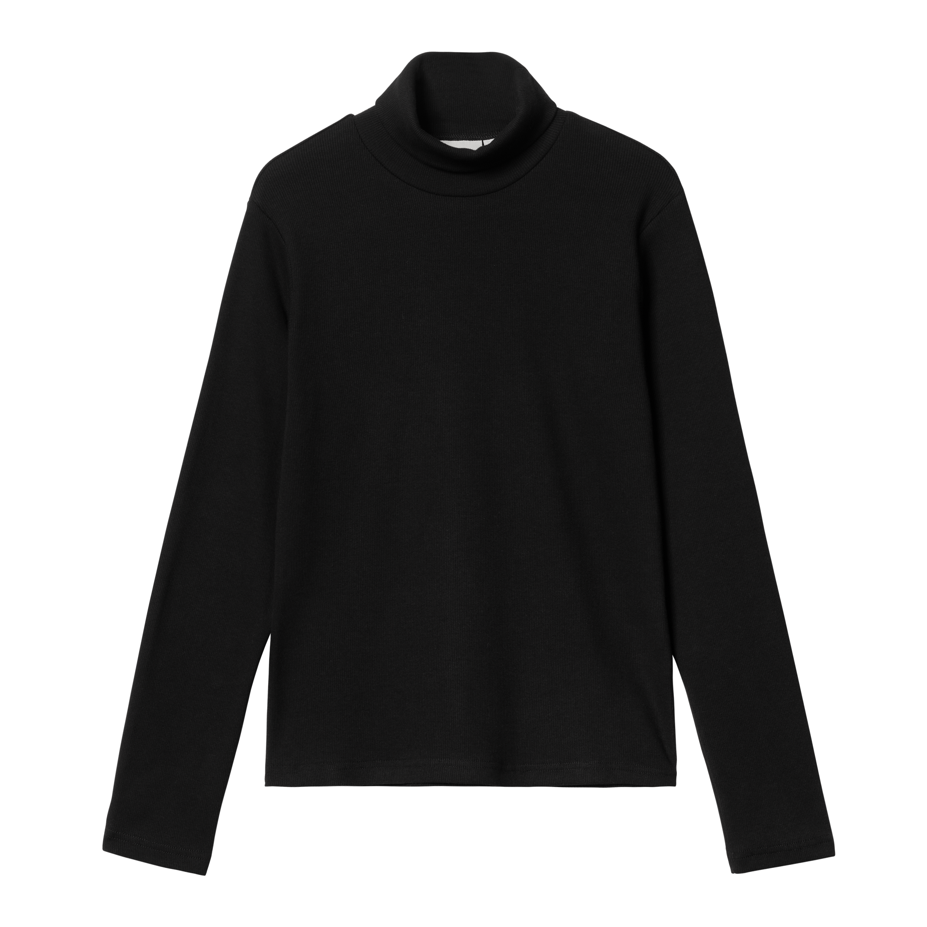 Carhartt WIP Women’s Long Sleeve Signature Mockneck T-S in Schwarz