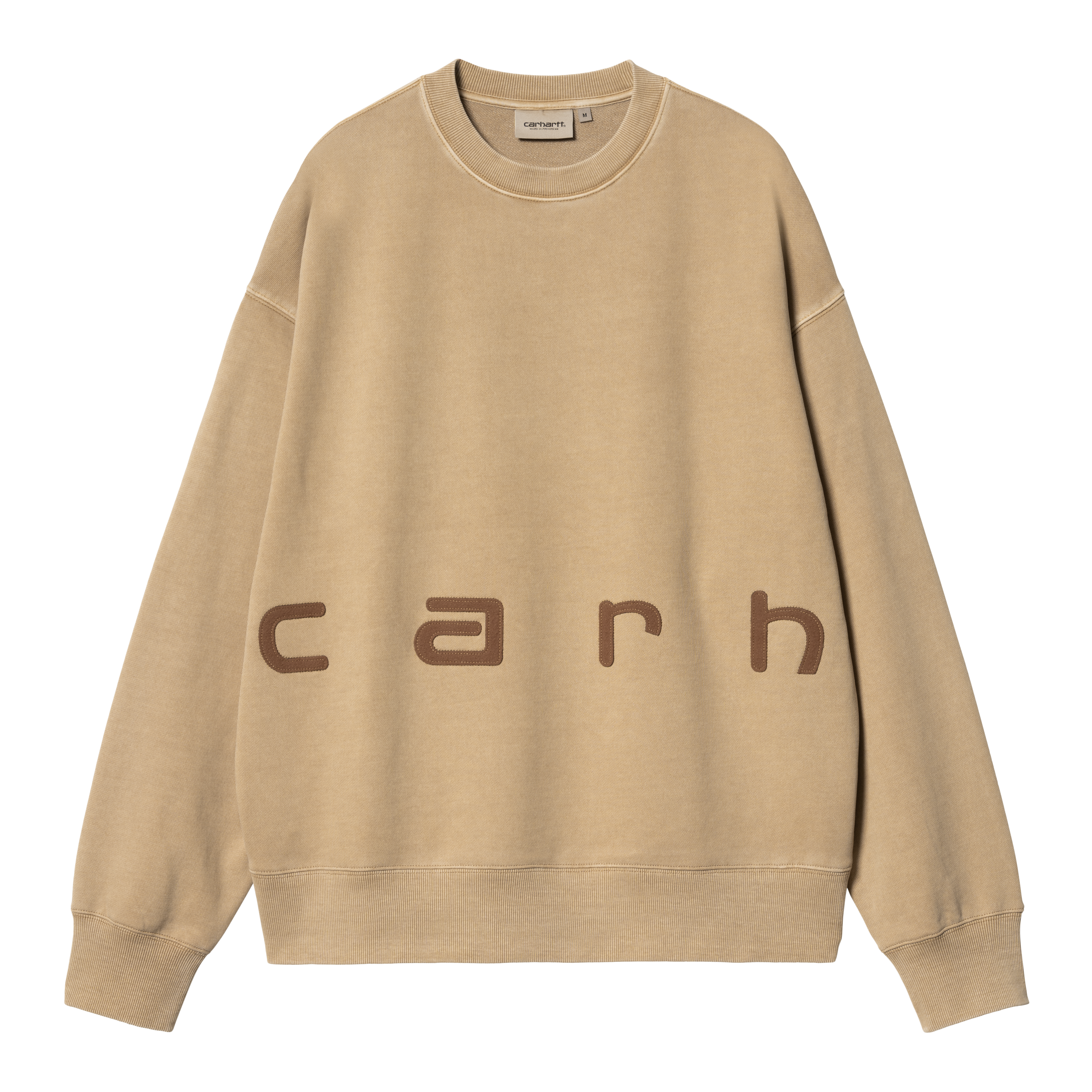 Carhartt WIP Felt Script Sweat in Braun