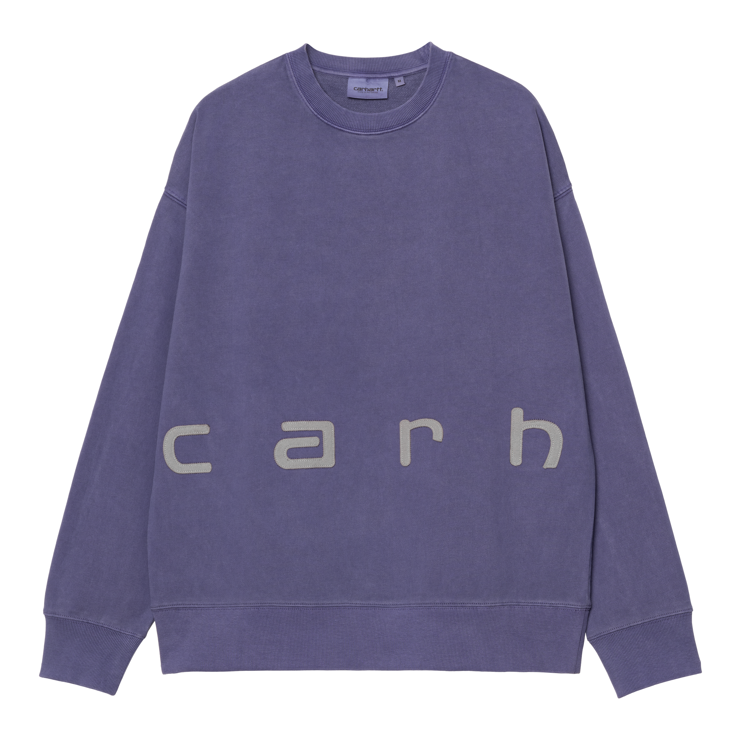 Carhartt WIP Felt Script Sweat in Blau