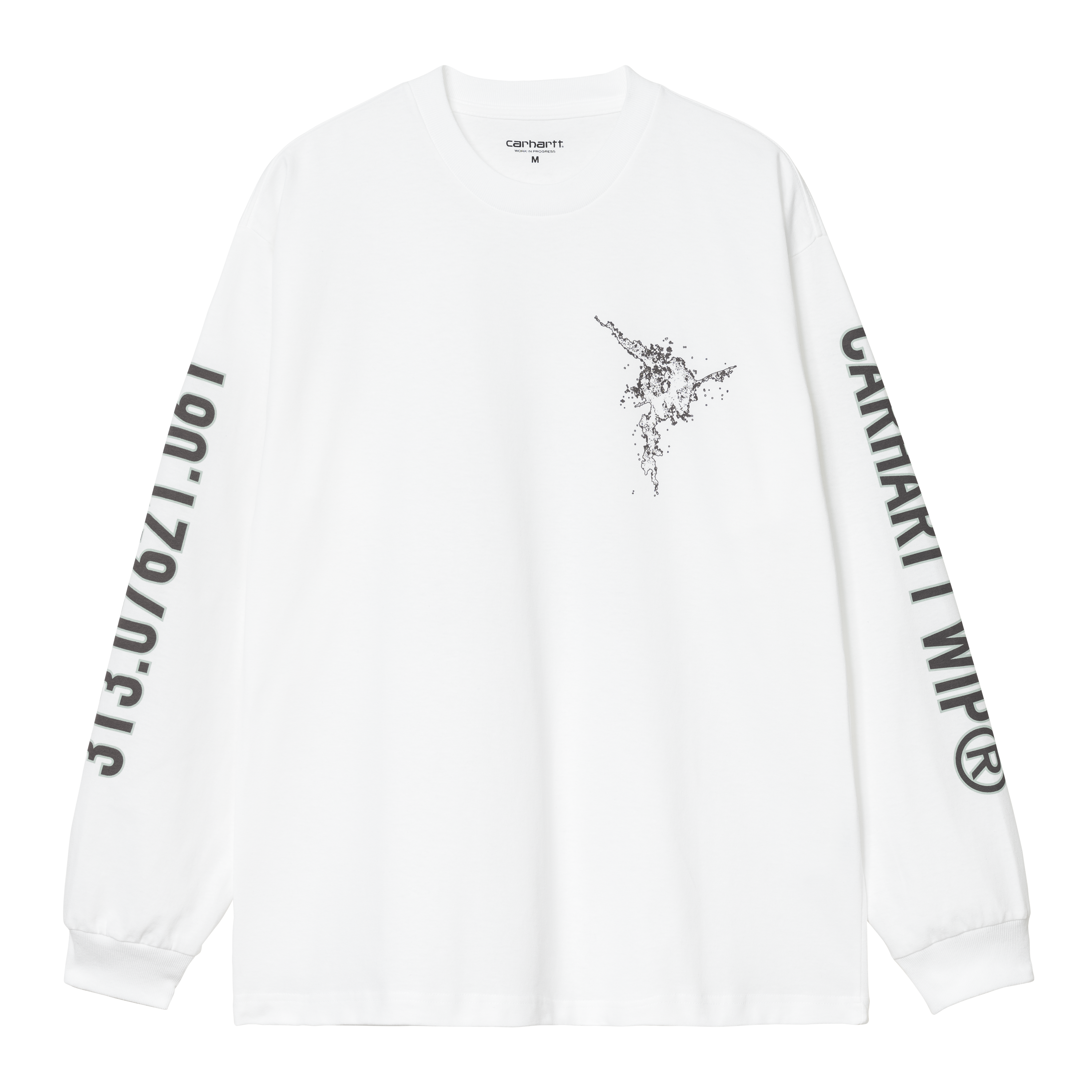 Carhartt WIP Long Sleeve Coordinate T-Shirt em Branco