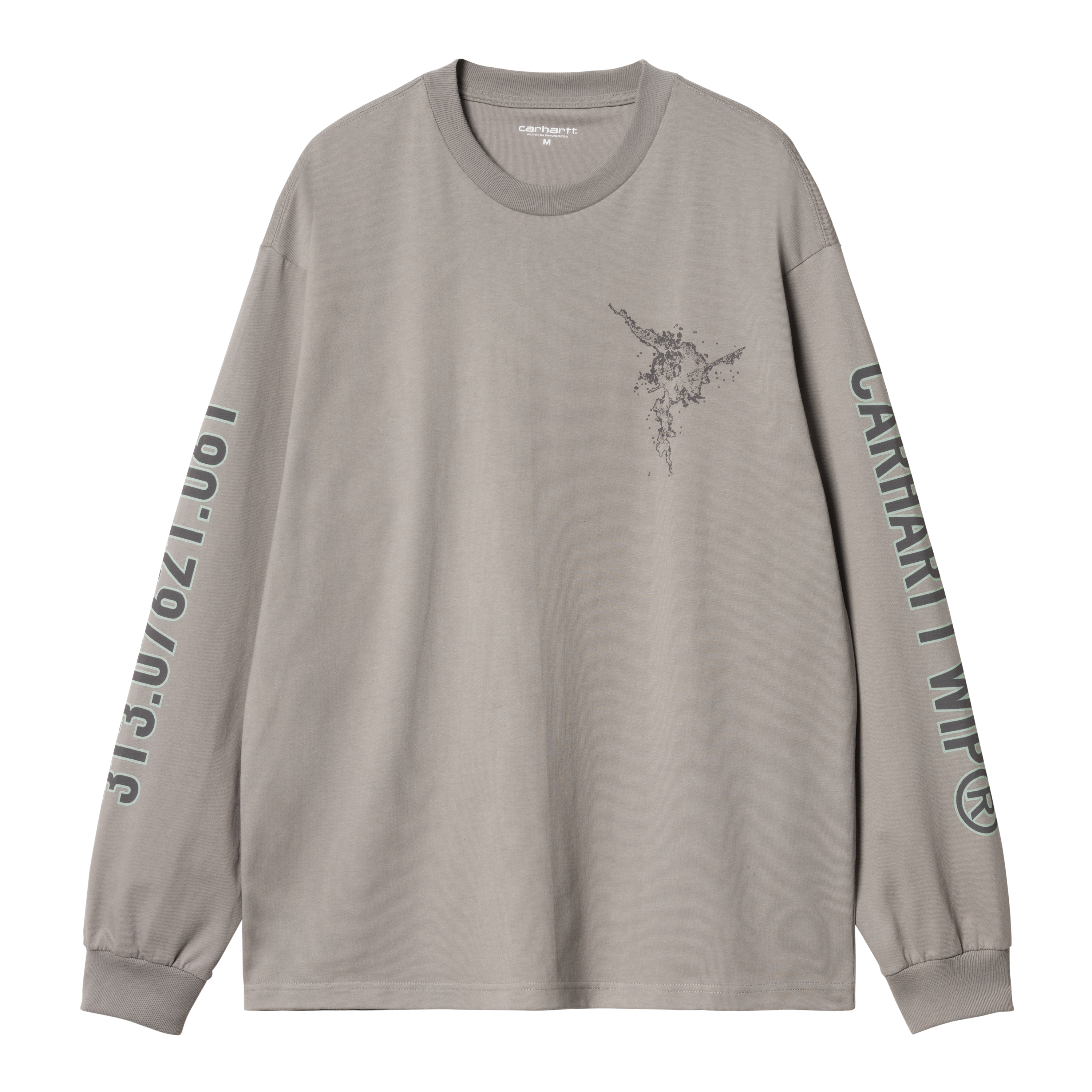 Carhartt WIP Long Sleeve Coordinate T-Shirt in Grigio