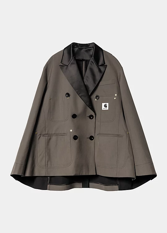 Carhartt WIP sacai x Carhartt WIP Women’s Suiting Bonding Jacket Noir