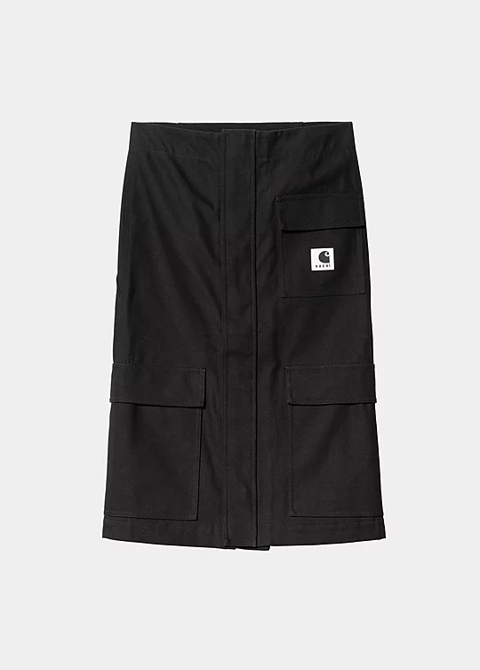 Carhartt WIP sacai x Carhartt WIP Women’s Duck Skirt in Black