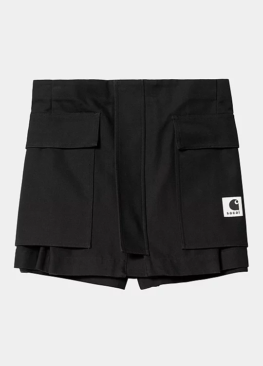 Carhartt WIP sacai x Carhartt WIP Women’s Duck Shorts in Black