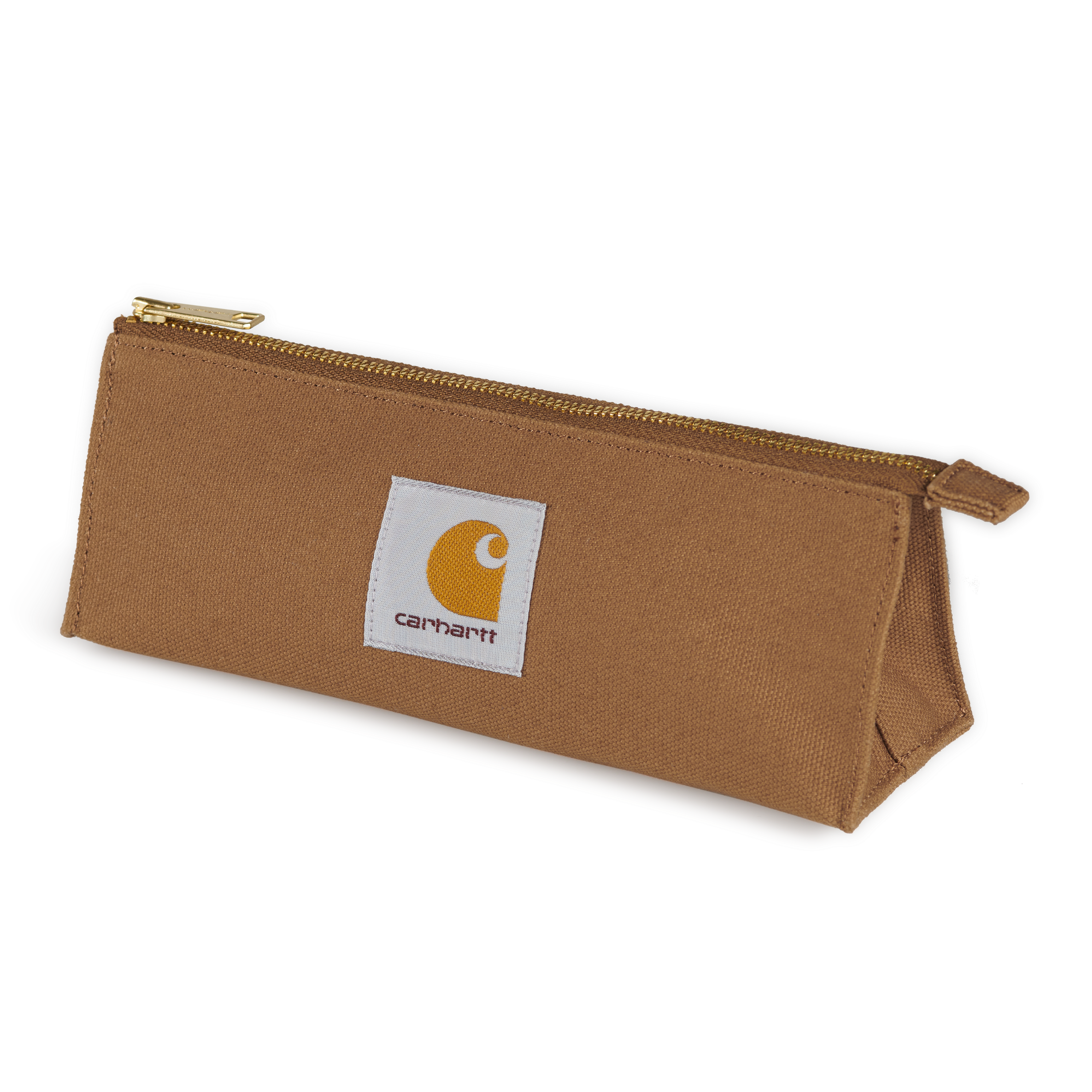 Carhartt WIP Canvas Pencil Case in Brown