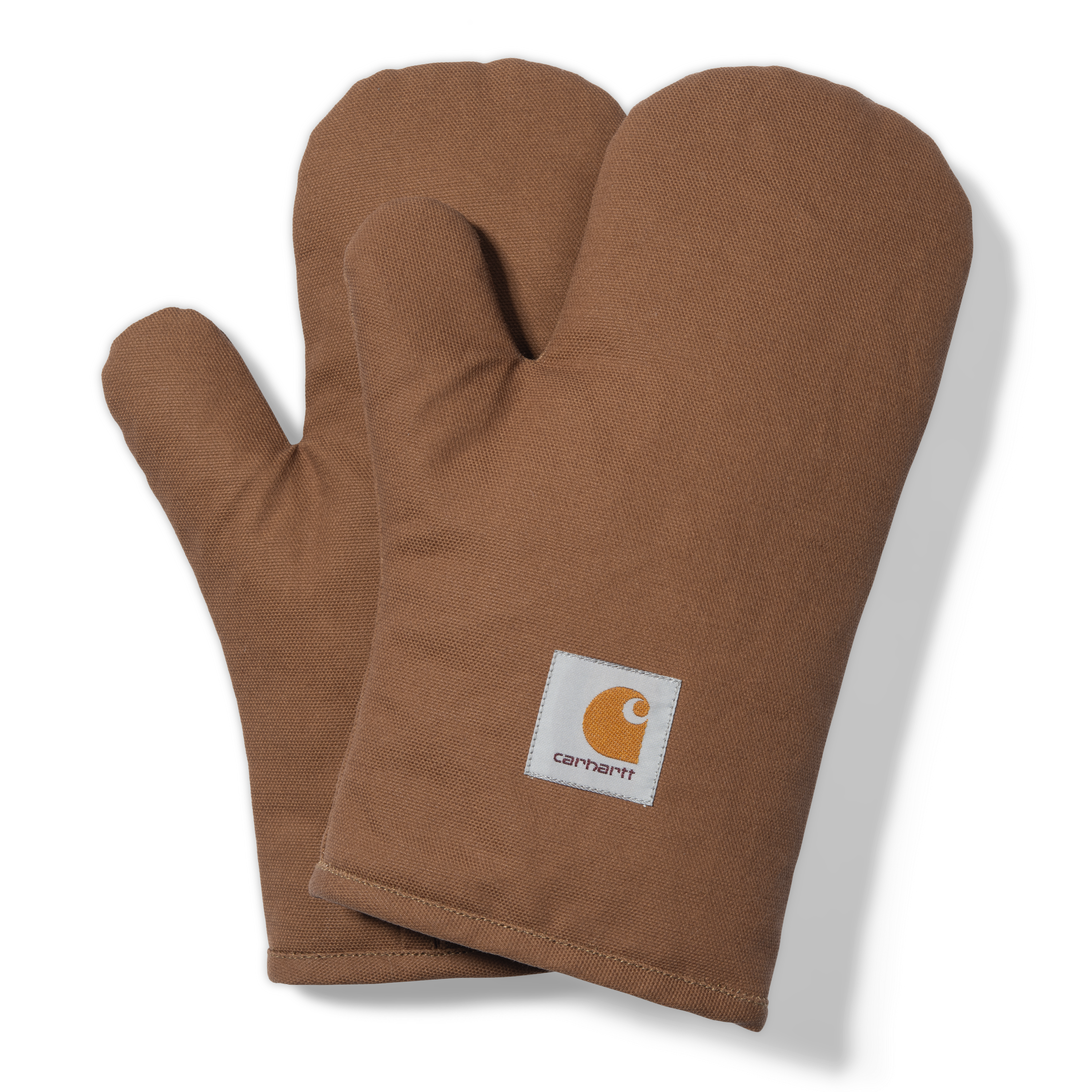 Carhartt WIP Canvas Oven Mitt Set in Brown